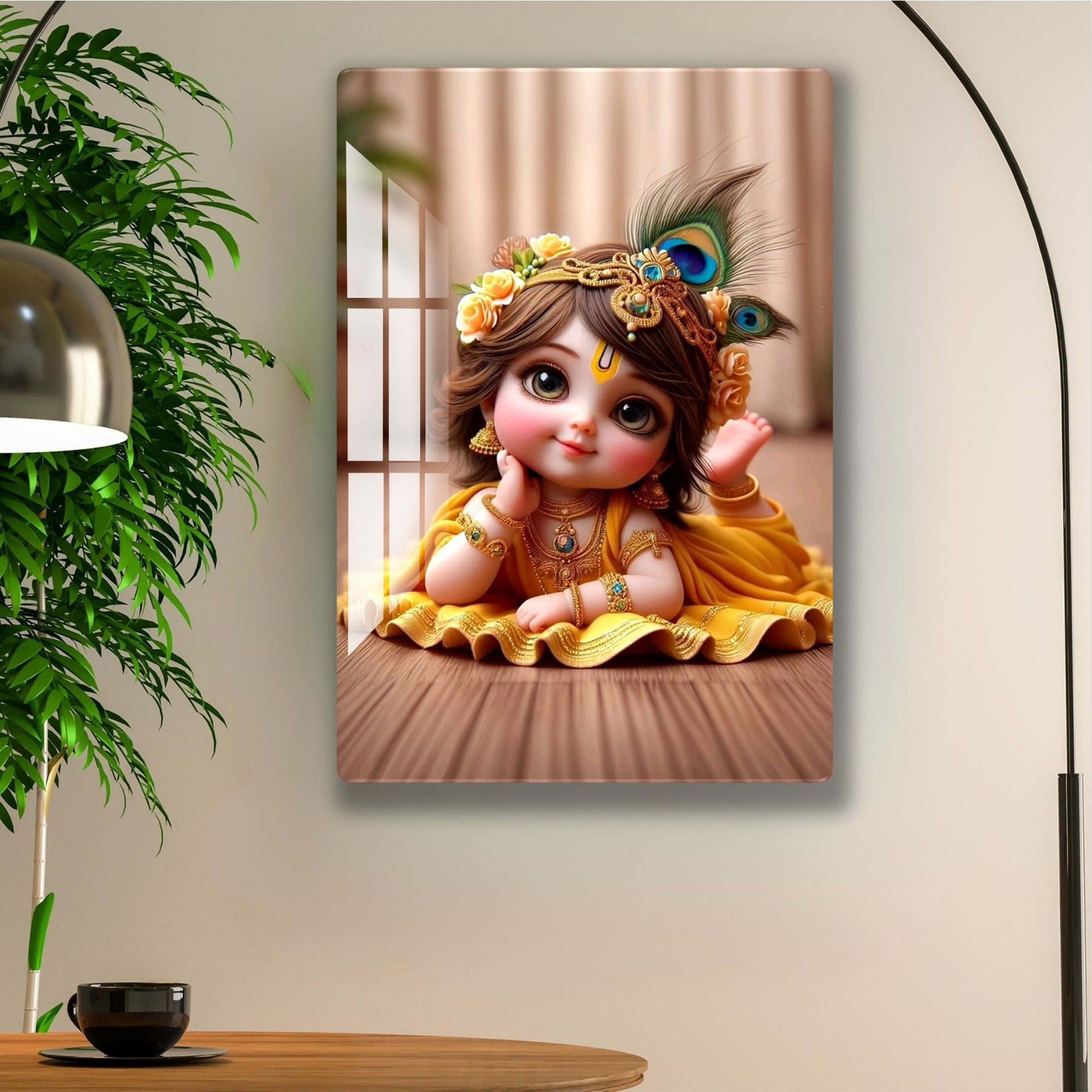 Bal Gopal Acrylic Wall Art