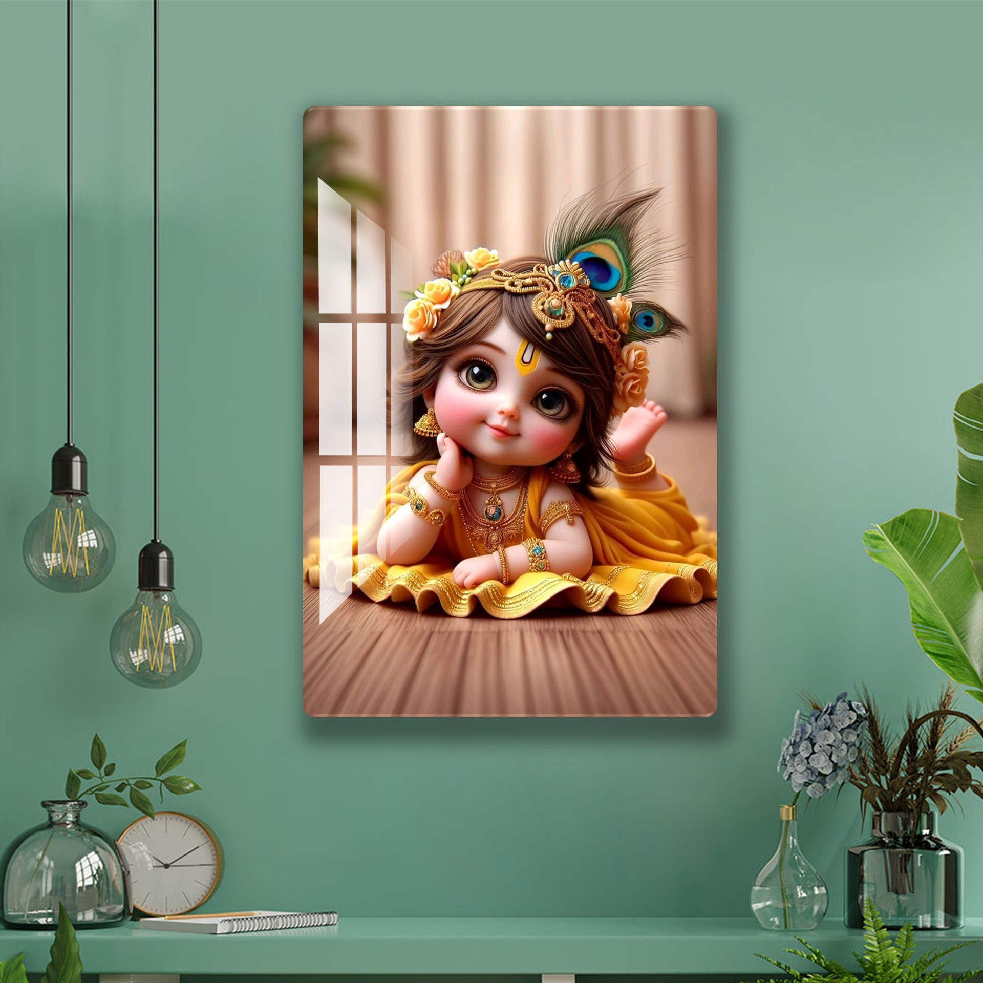 Bal Gopal Acrylic Wall Art