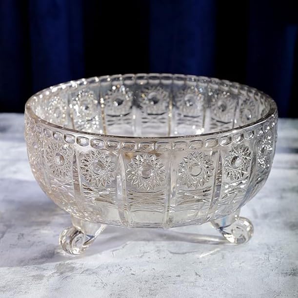 Nova Crystal Footed Bowl
