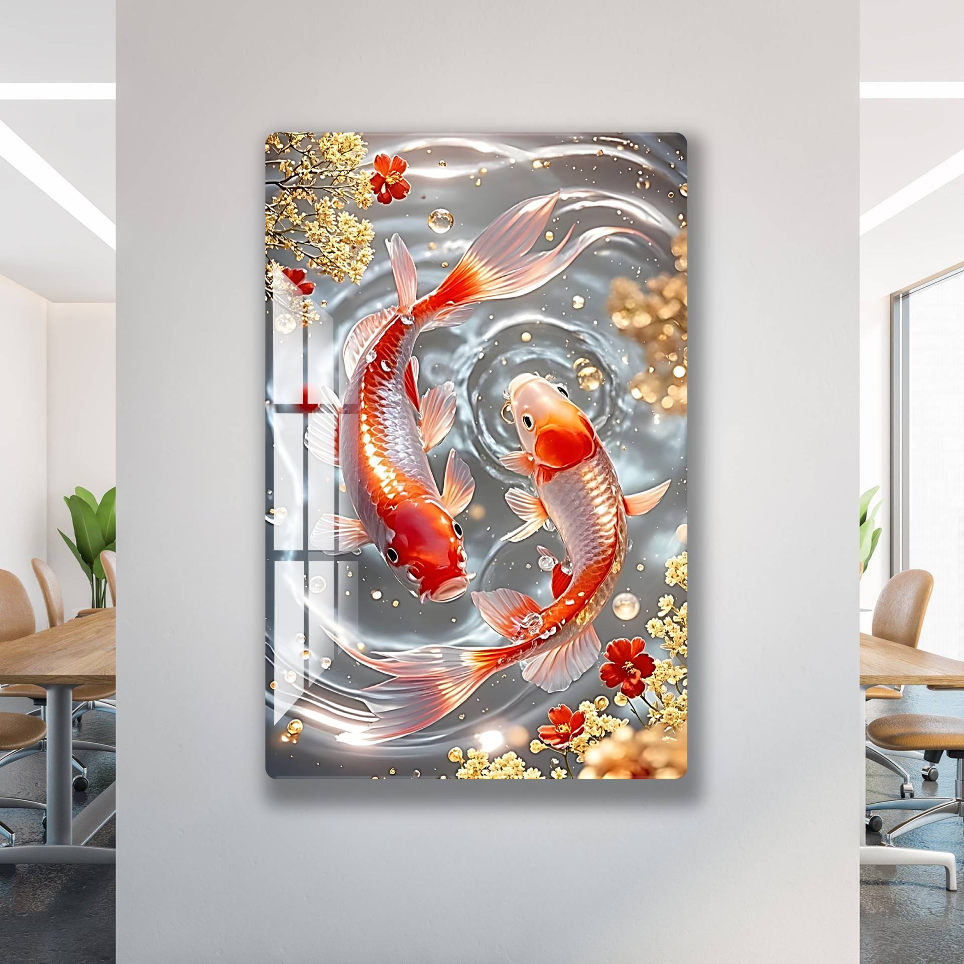 Twin Fish Acrylic Wall Art