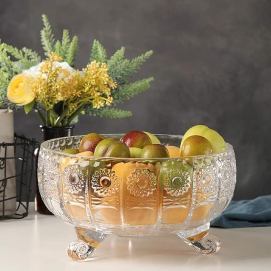 Nova Crystal Footed Bowl