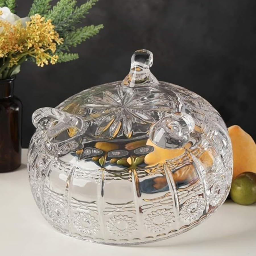 Nova Crystal Footed Bowl