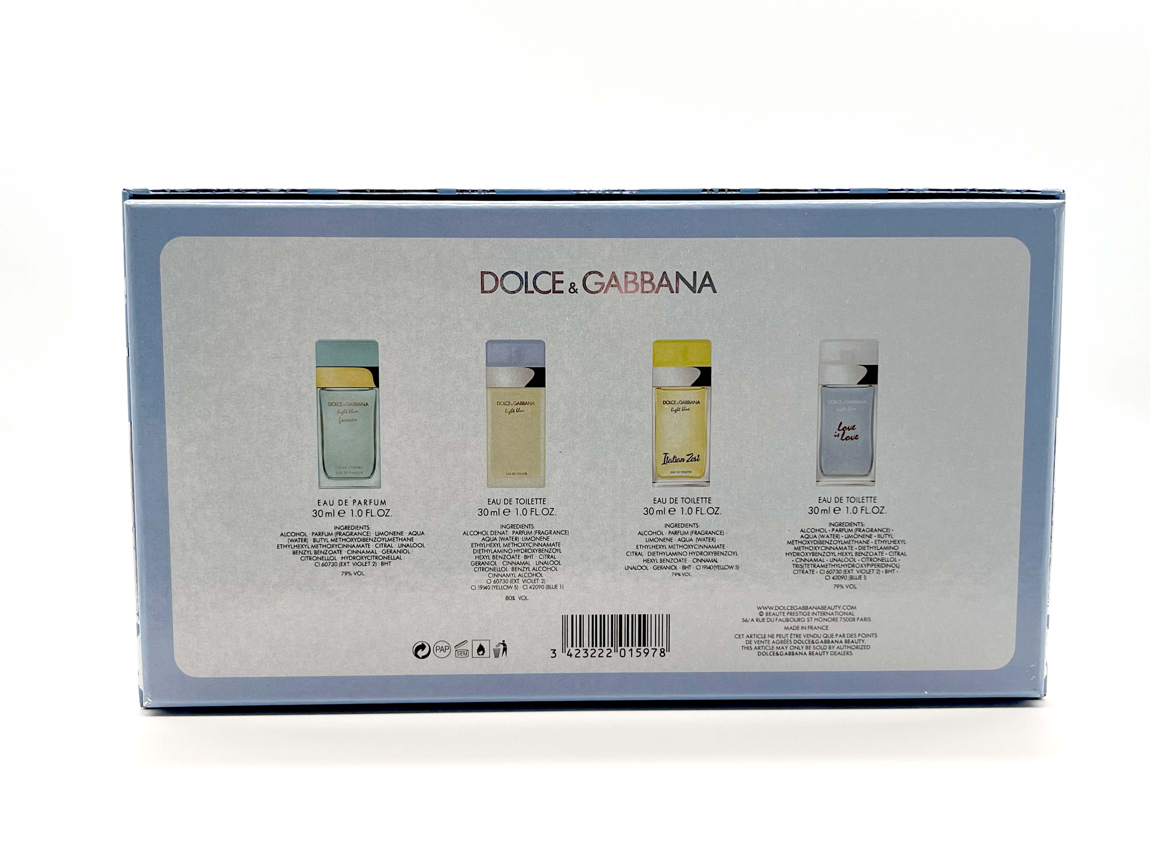 Dolce & Gabbana Light Blue Perfume Collection