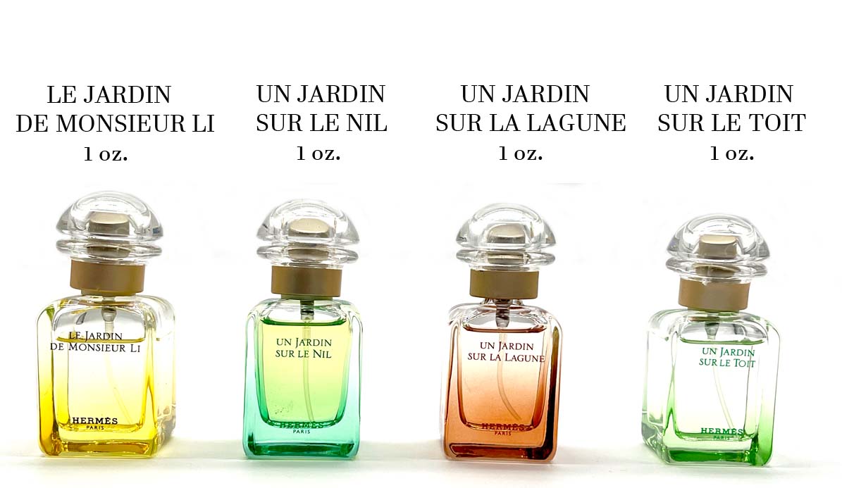 Hermès Garden Perfume Collection – 1 oz Bottles