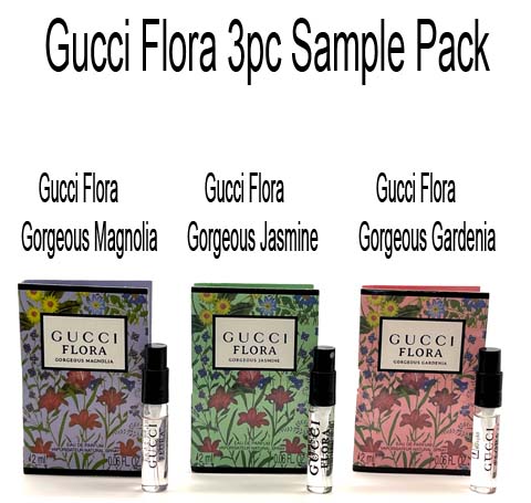 Gucci Flora 3pc Sample Pack