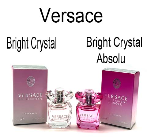Versace Bright Crystal & Bright Crystal Absolu Perfume Set