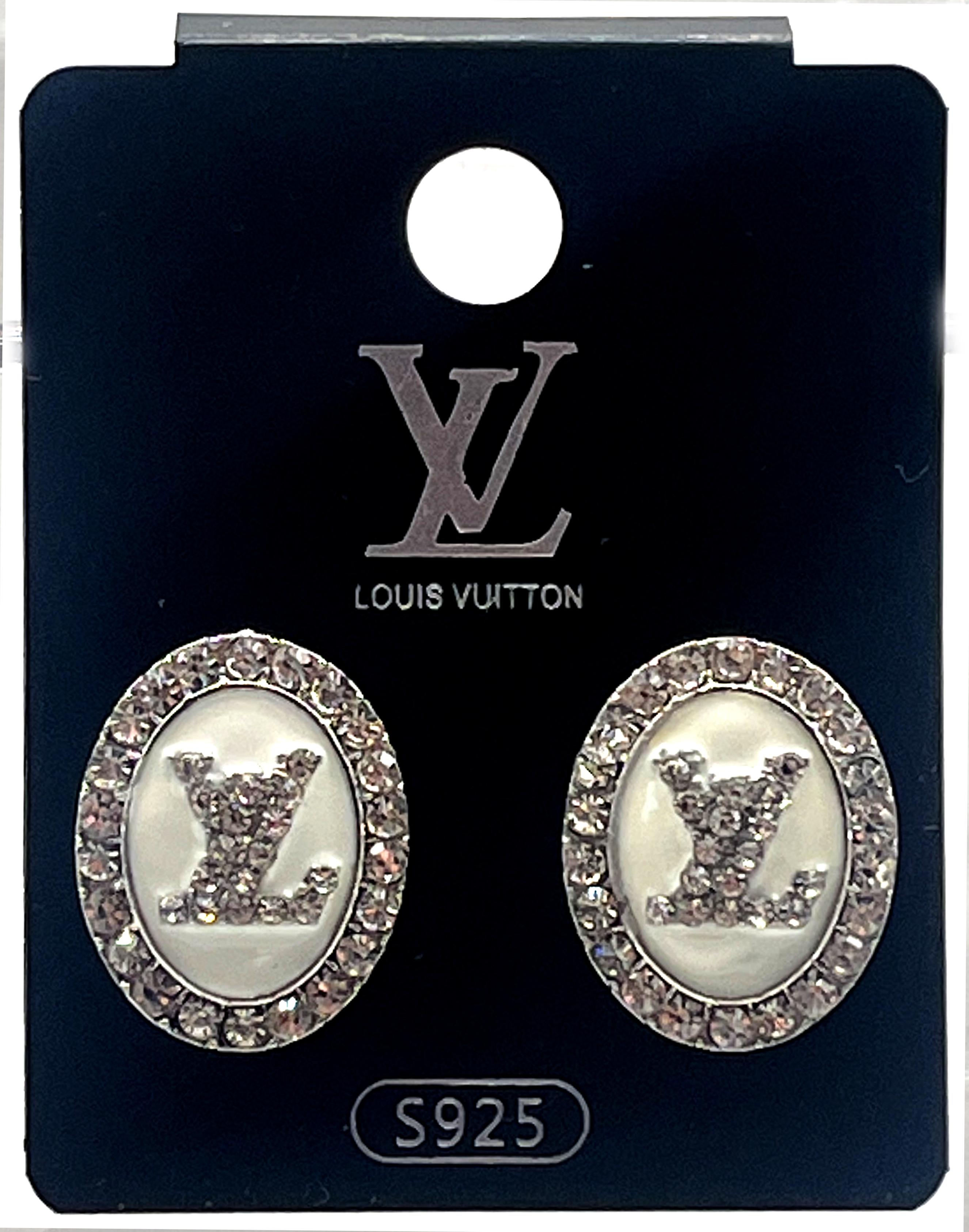 Louis Vuitton Logo Earrings