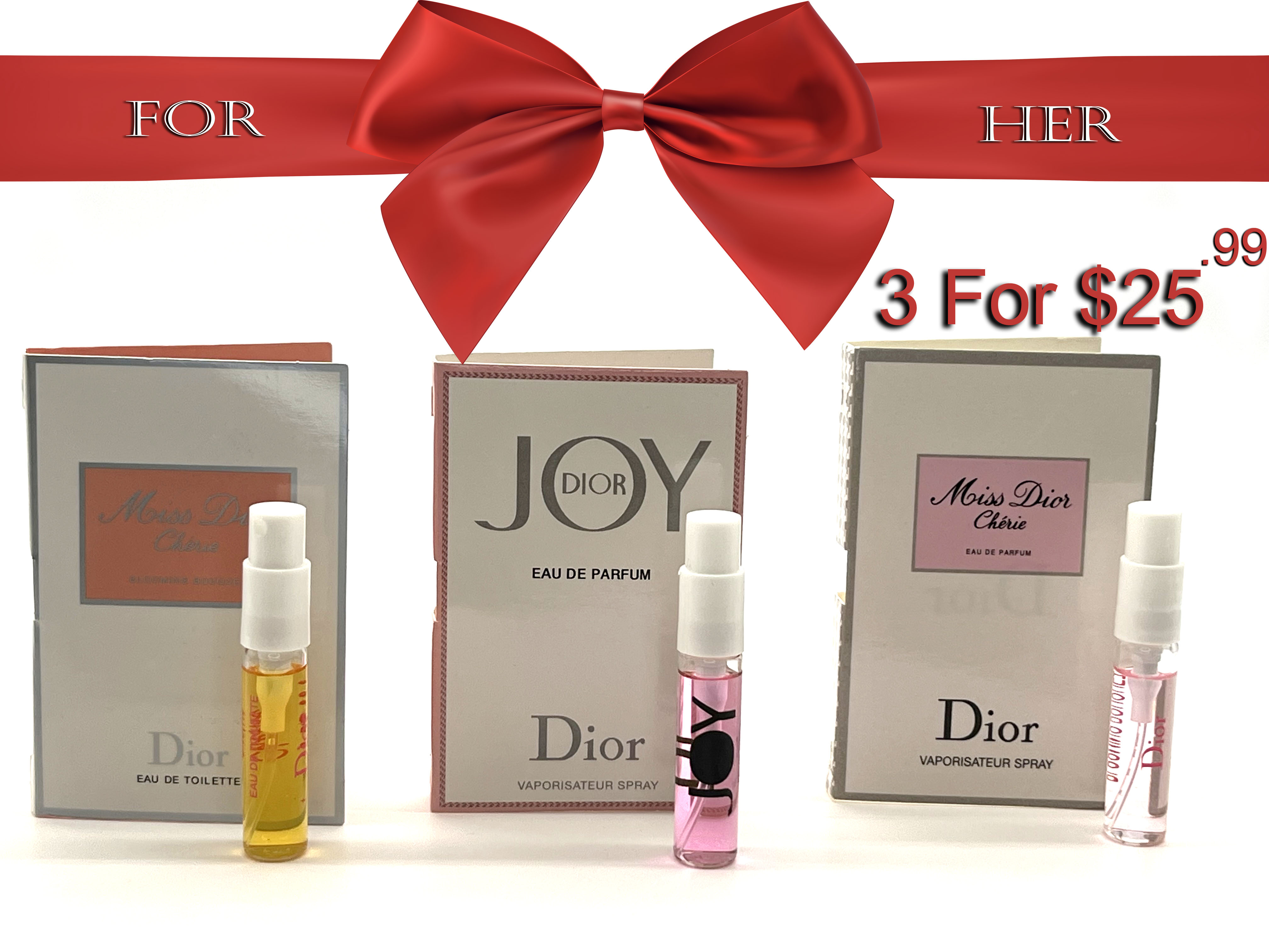 Dior Women's Fragrance Sampler Trio