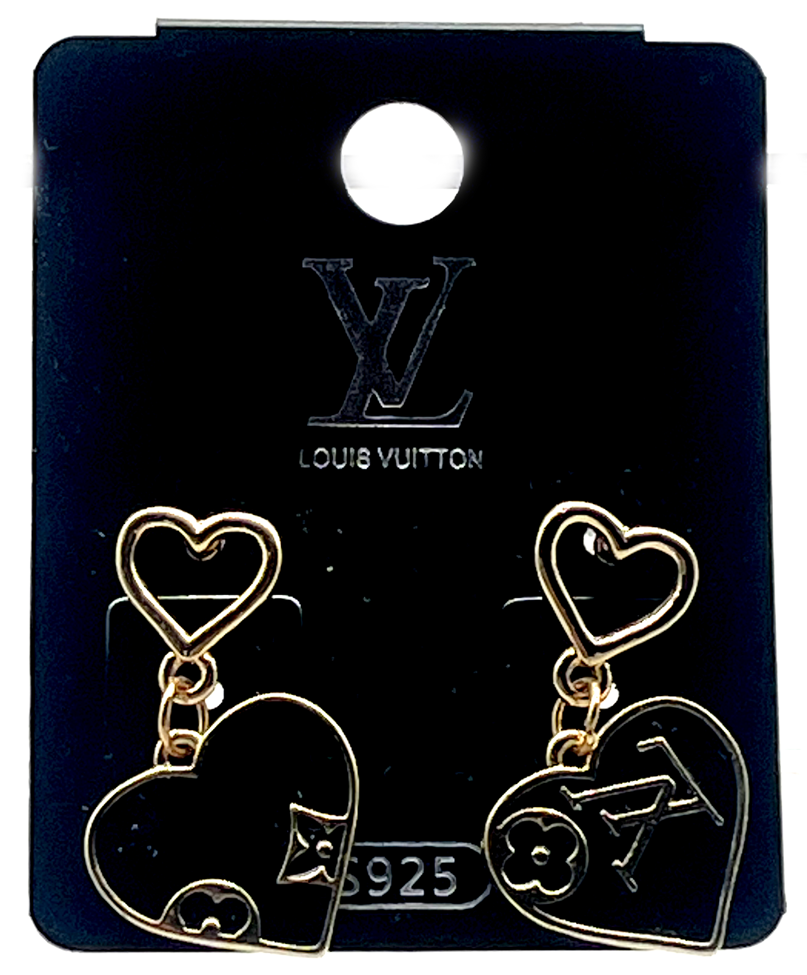 Louis Vuitton Heart Shaped Earrings