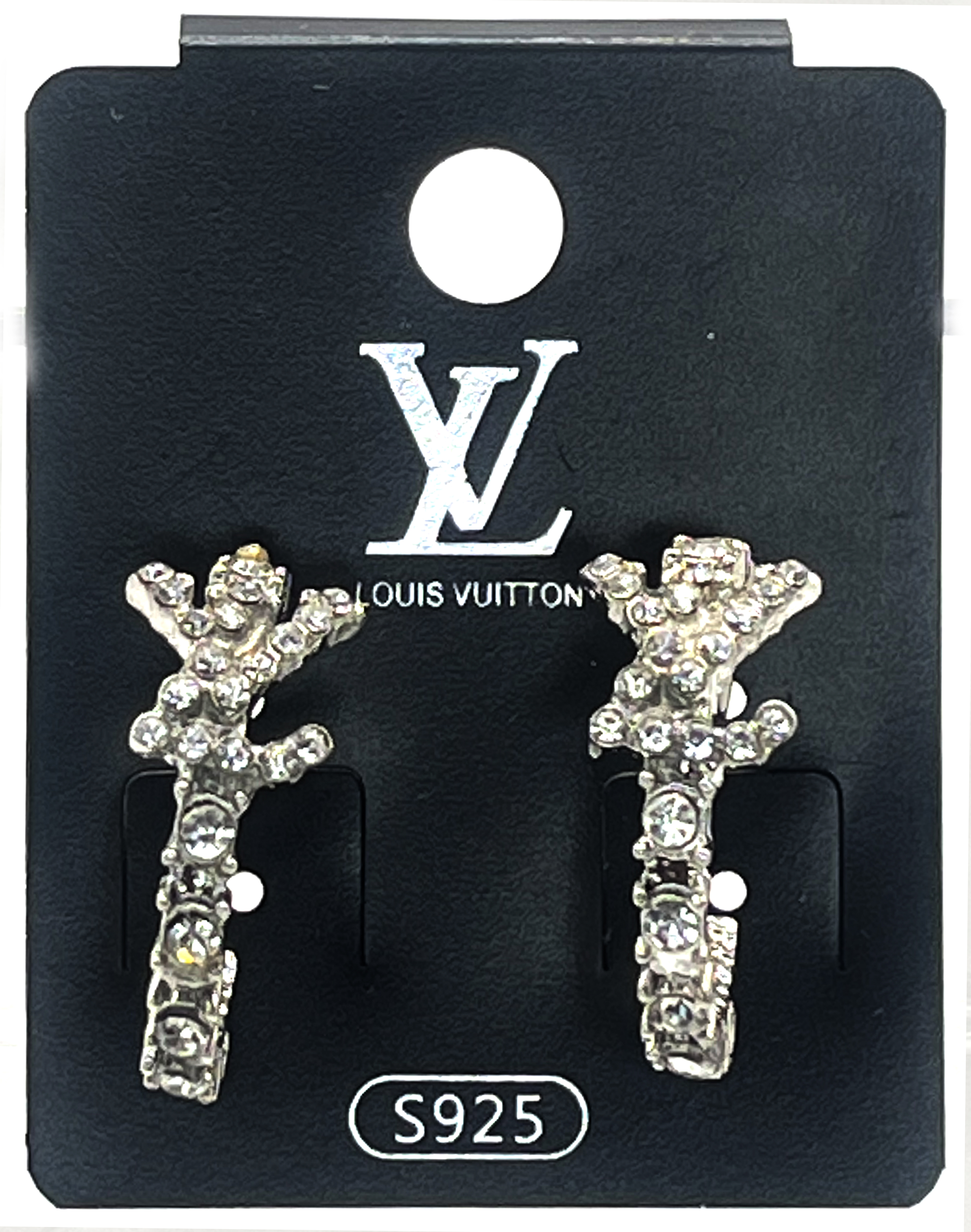 Louis Vuitton S925 Crystal Earrings