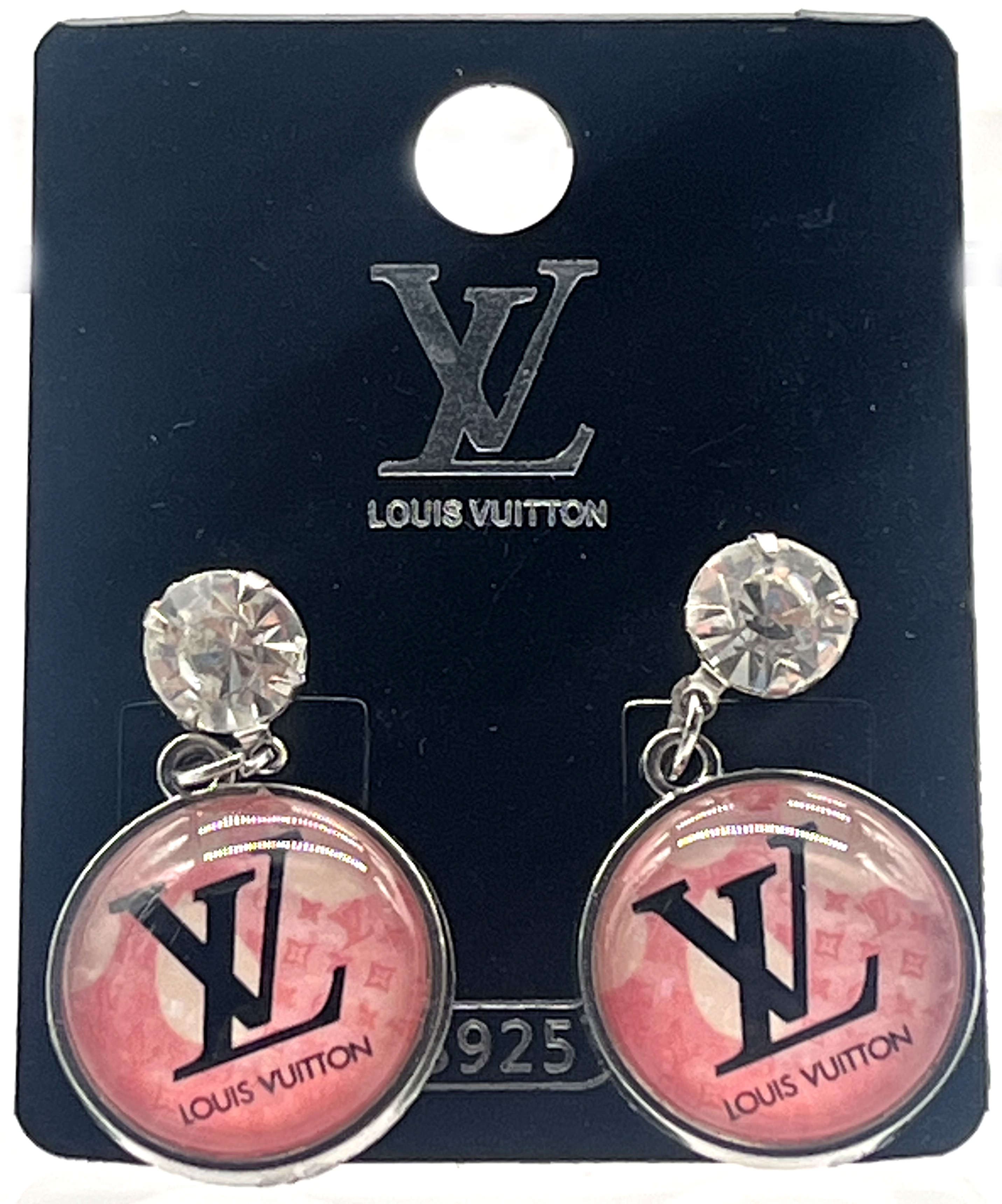 Louis Vuitton Logo Earrings