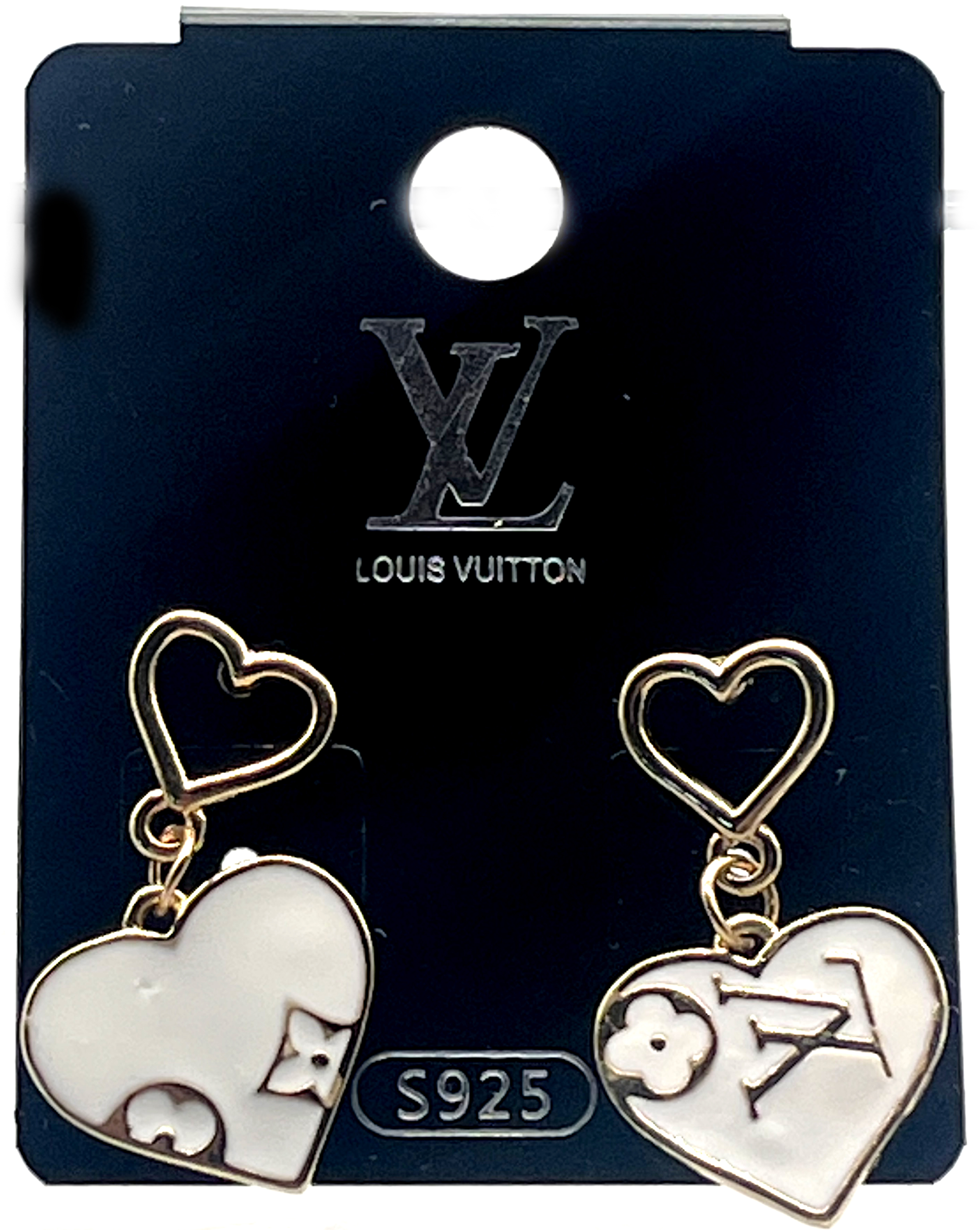 Louis Vuitton Heart-Shaped Earrings