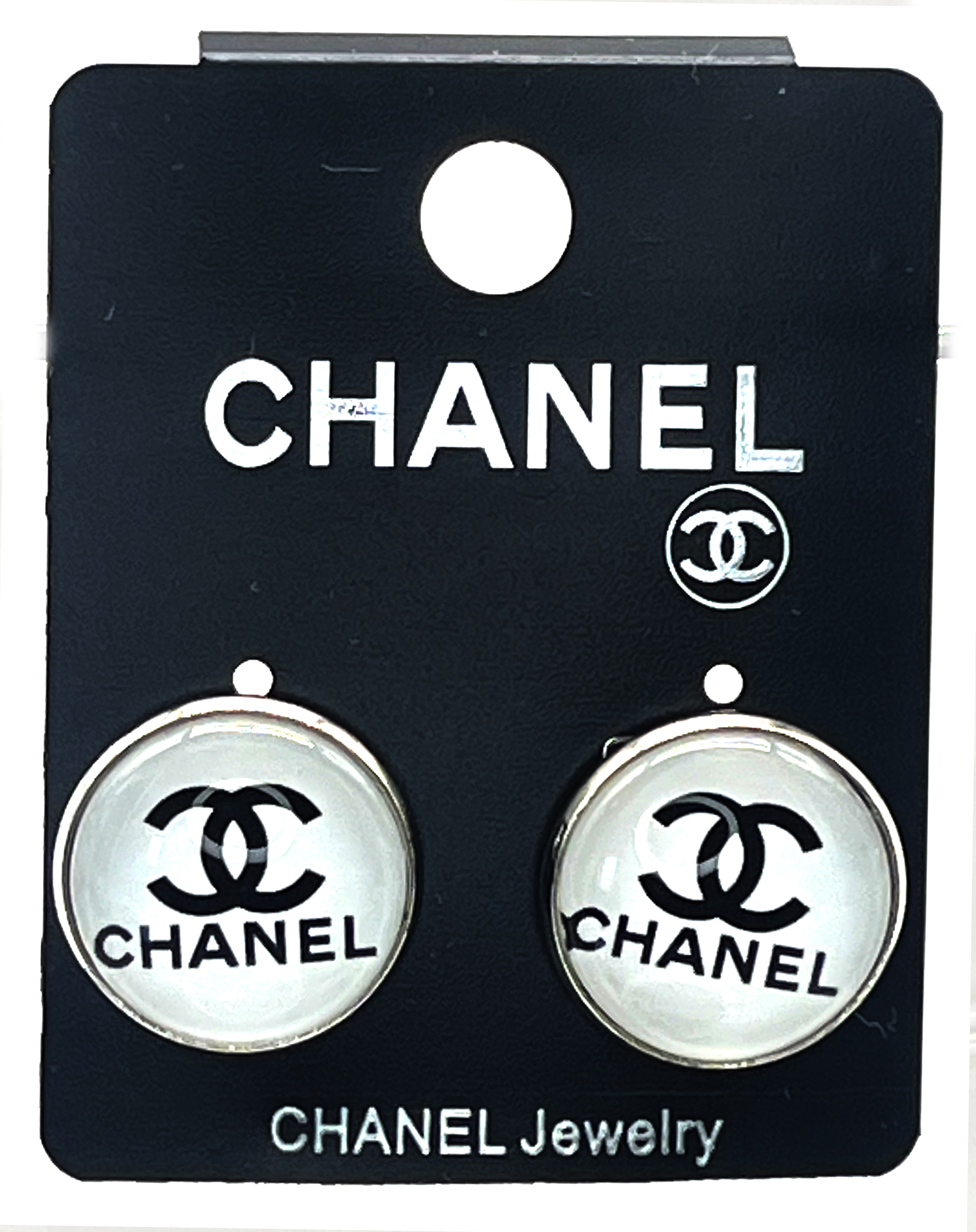 Chanel Logo Earrings