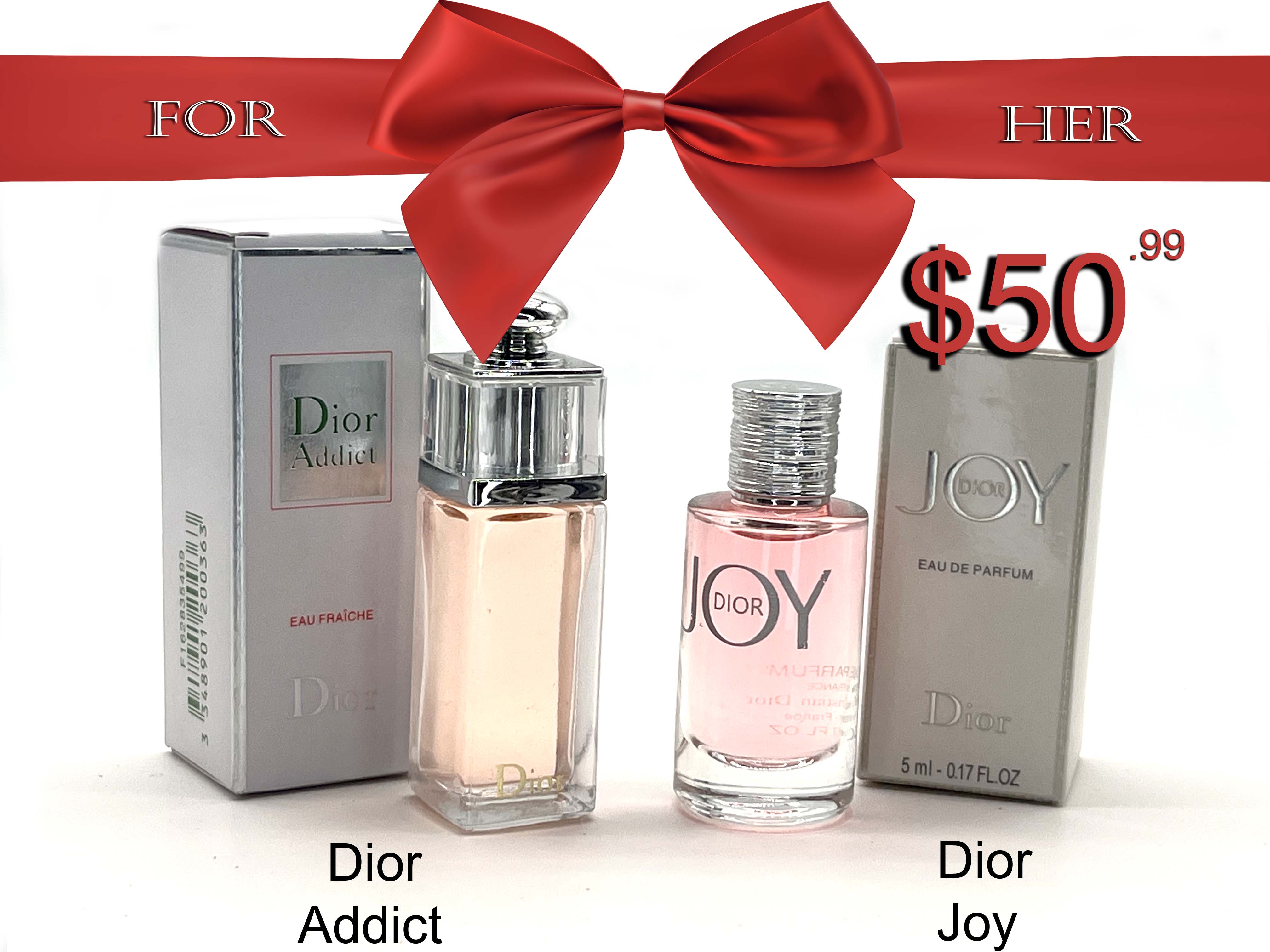 Dior Addict and Dior Joy Perfume Set