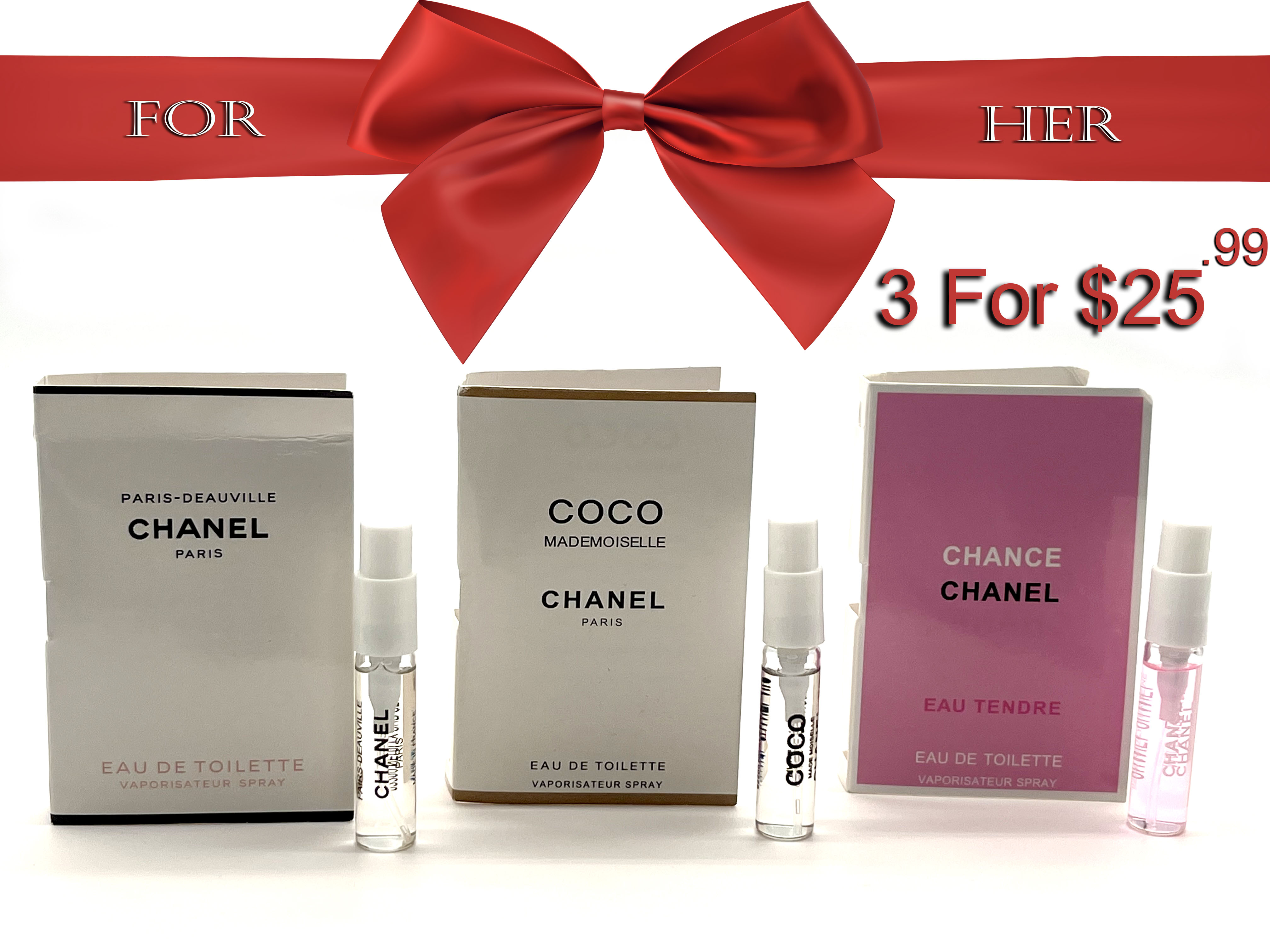 Chanel Perfume Sample Set