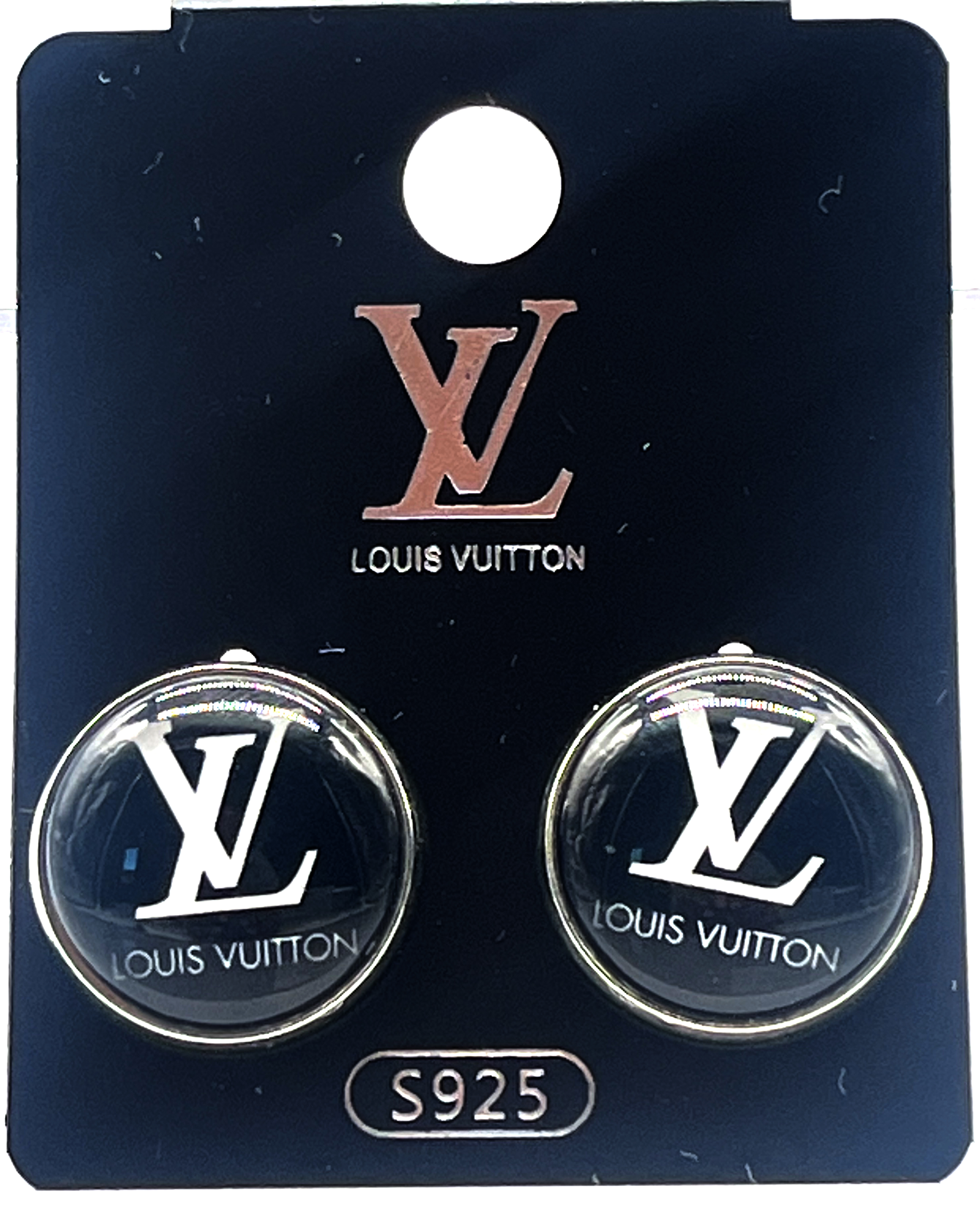 Louis Vuitton Logo Earrings