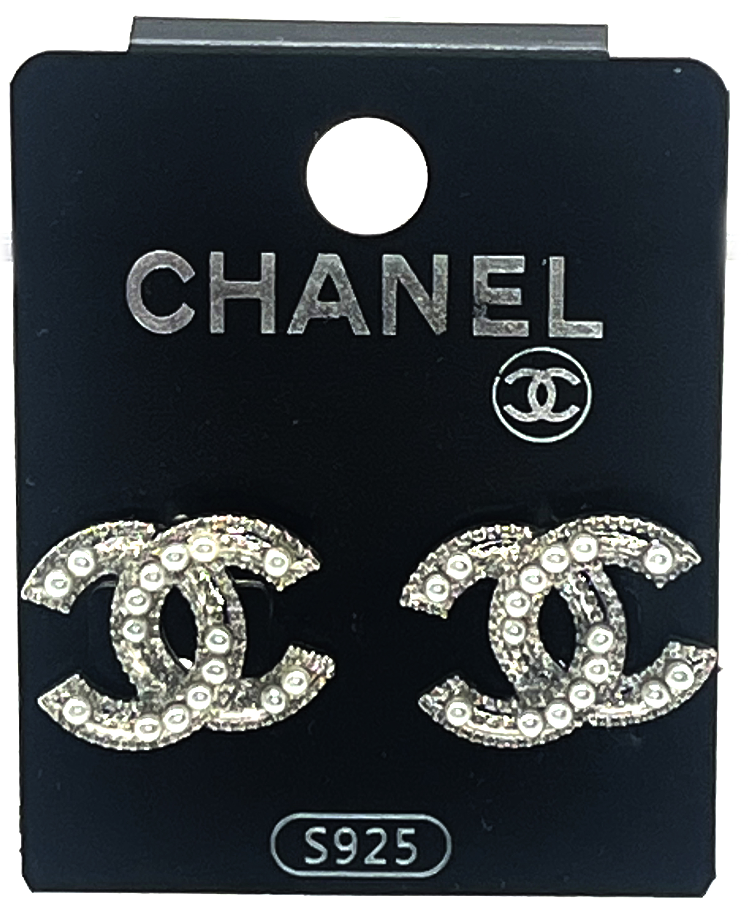 Chanel Logo Earrings