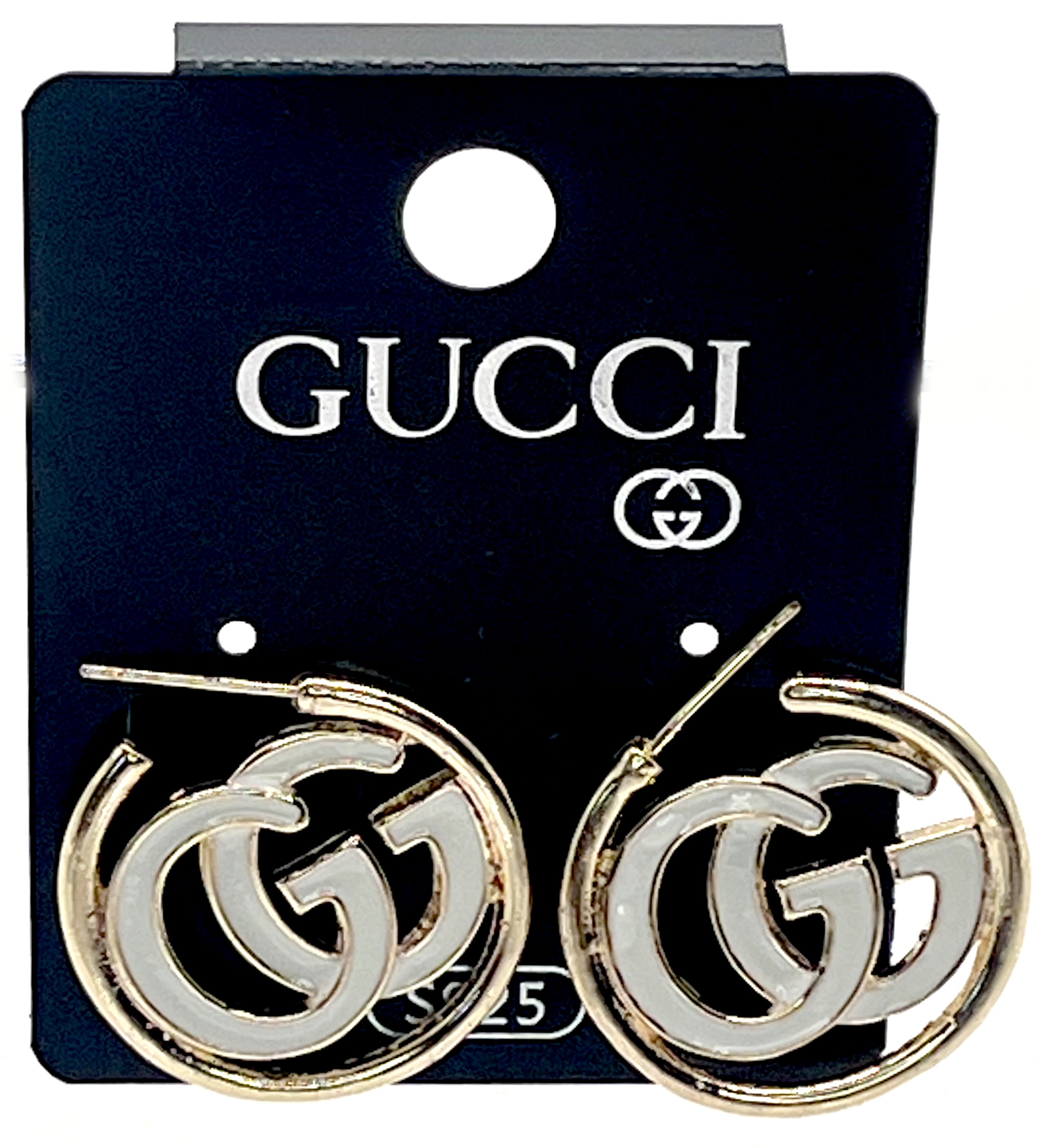 Gucci GG Logo Earrings