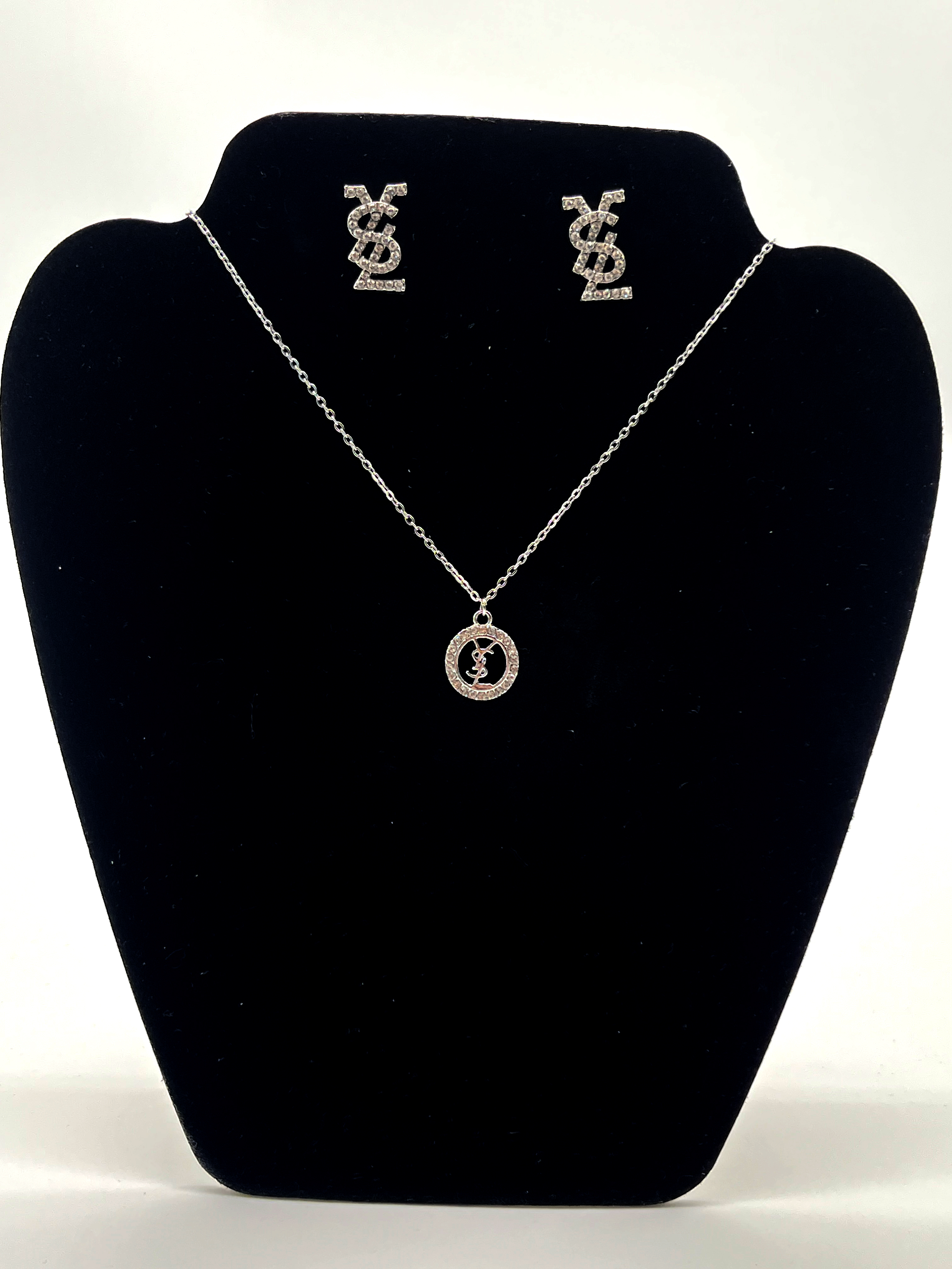 YSL Inspired Necklace and Earrings Set