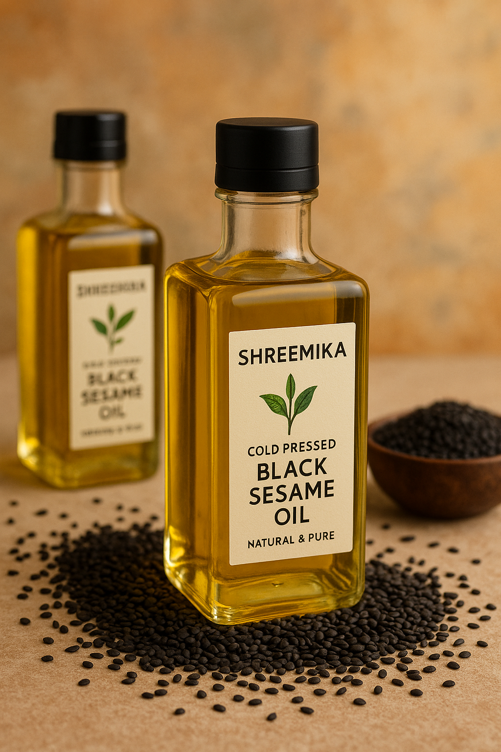 Cold Pressed Black Sesame Oil