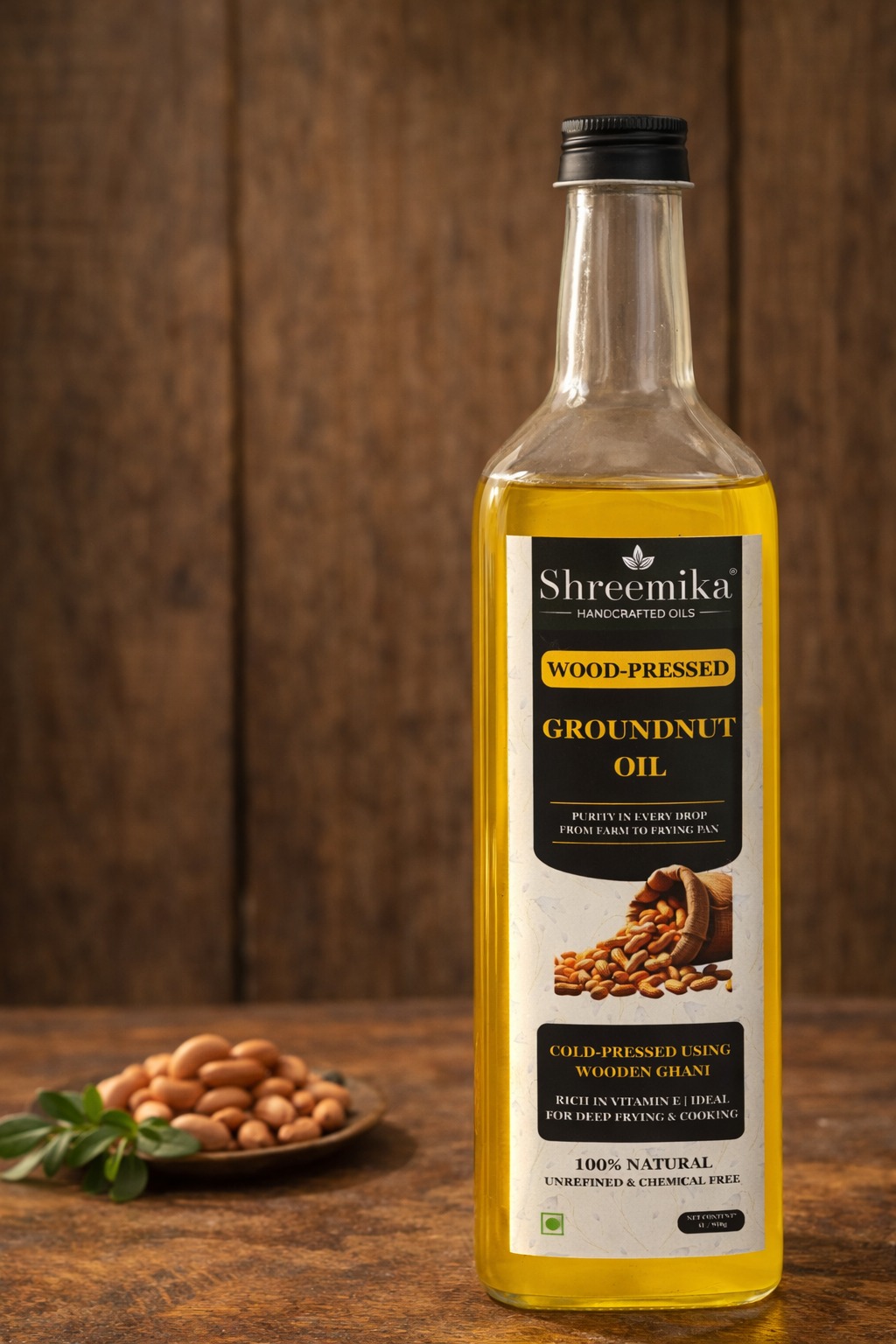 Cold Pressed Groundnut Oil