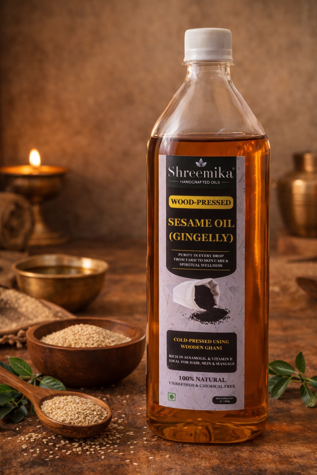 Cold Pressed Black Sesame Oil