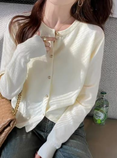 Elegant Cream Cardigan