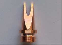 C Boquilla esquinas de cobre