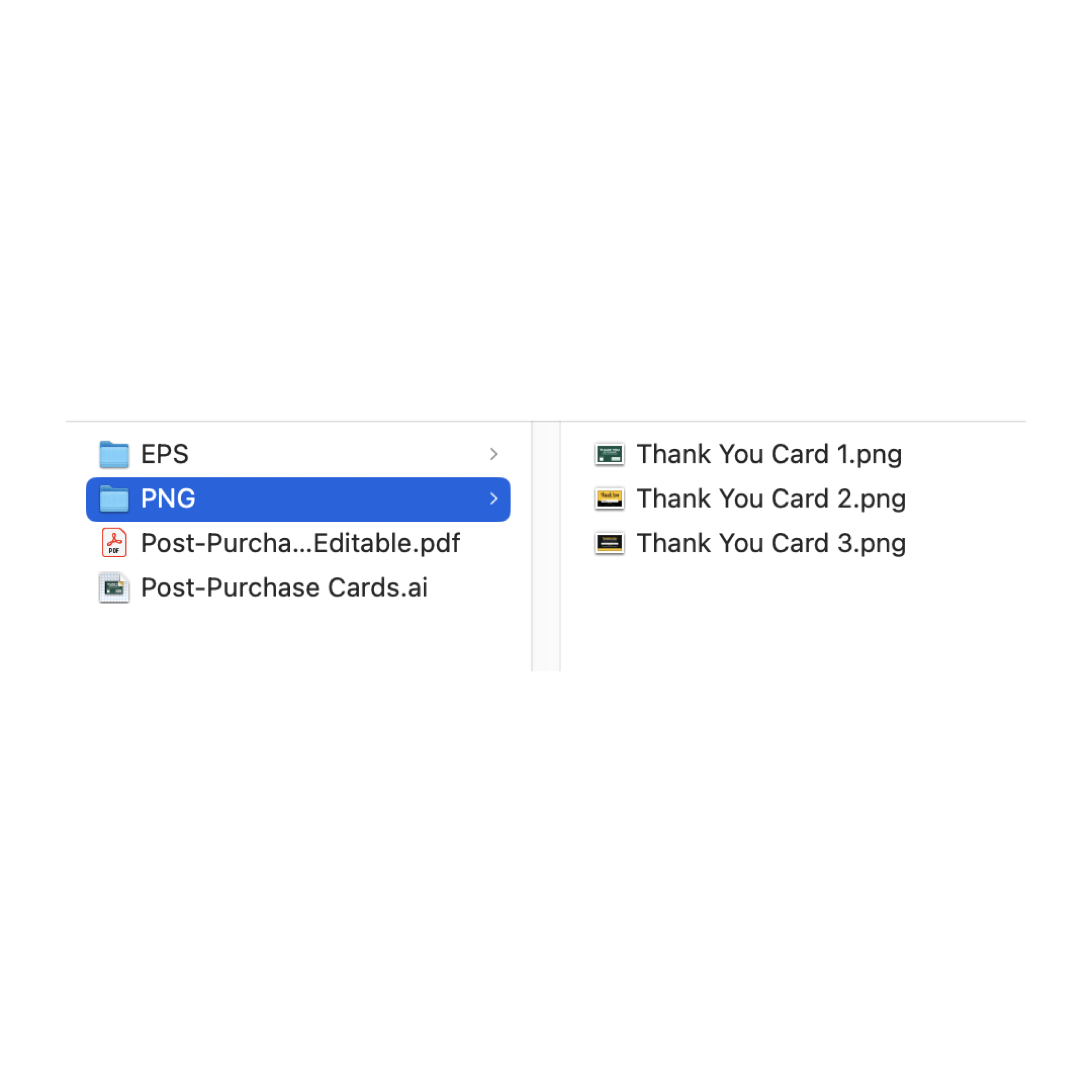 Thank You Cards/Stickers, Post-Purchase Cards/Stickers (with Editable PDF)