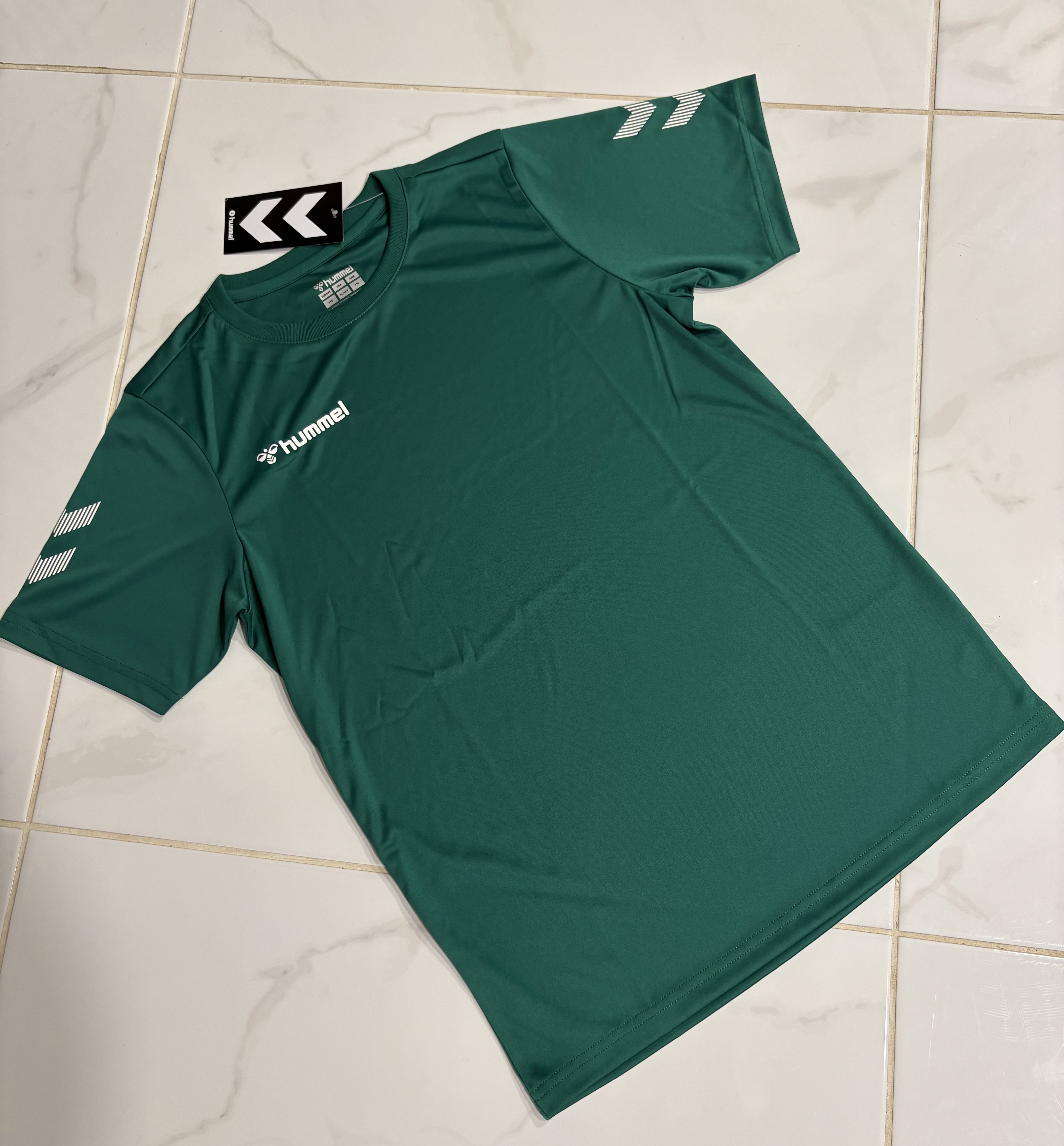 Hummel marškinėliai žali (176 dydis)