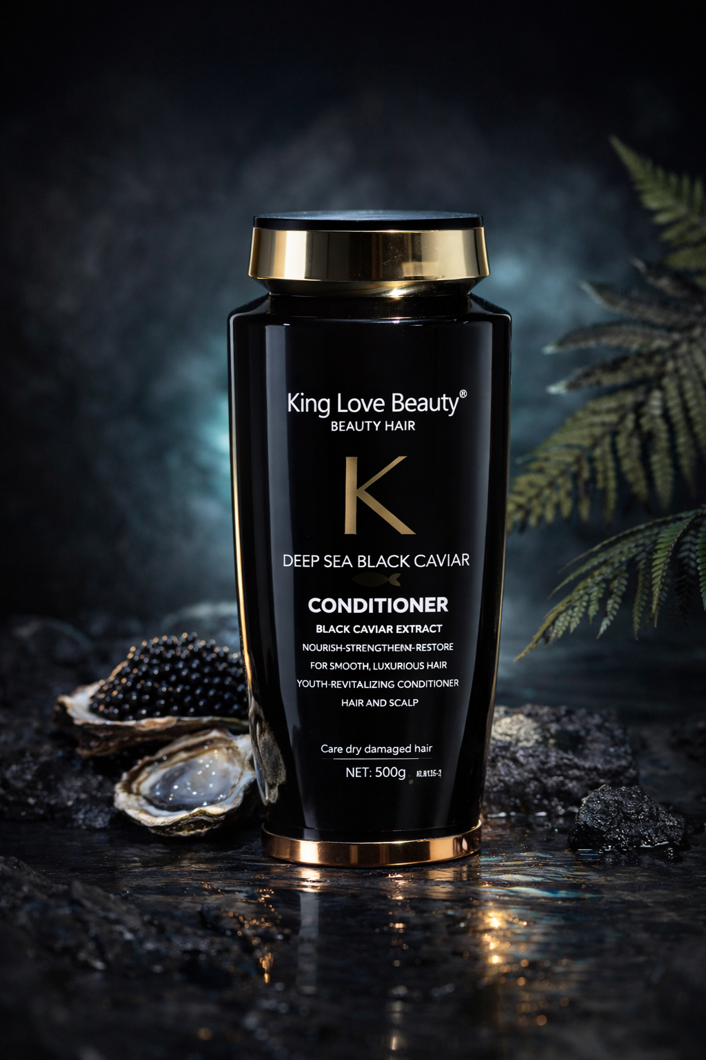 King Love Beauty kondicionierius su juodaisiais ikrais