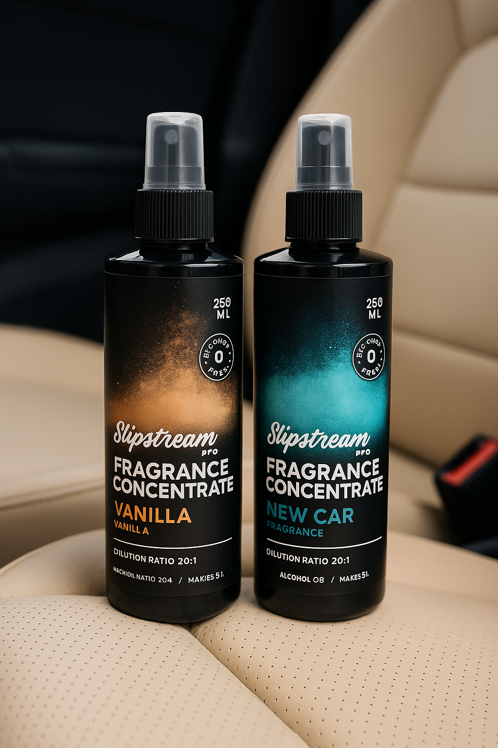 Car Fragrances (Vanilla, NewCar)