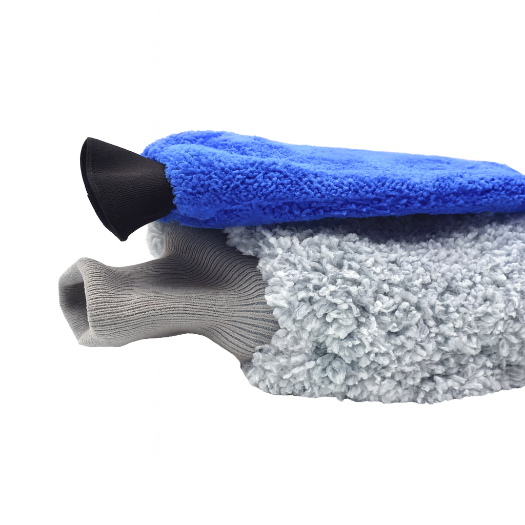 Premium Thick Microfibre Wash Mitt (26cm x 22cm x 4cm)