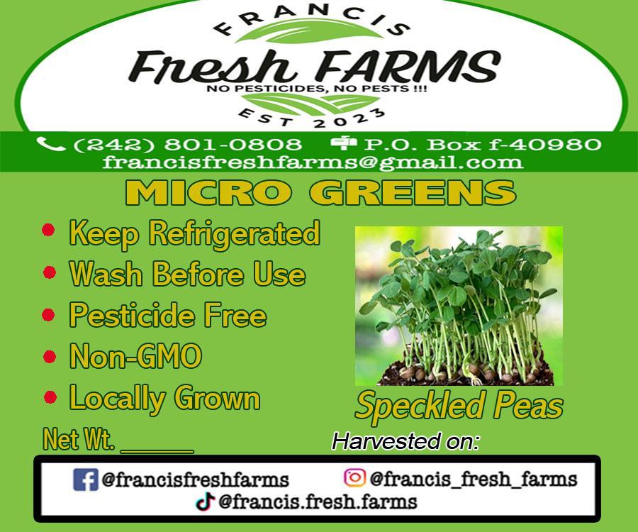Speckled Peas Microgreens