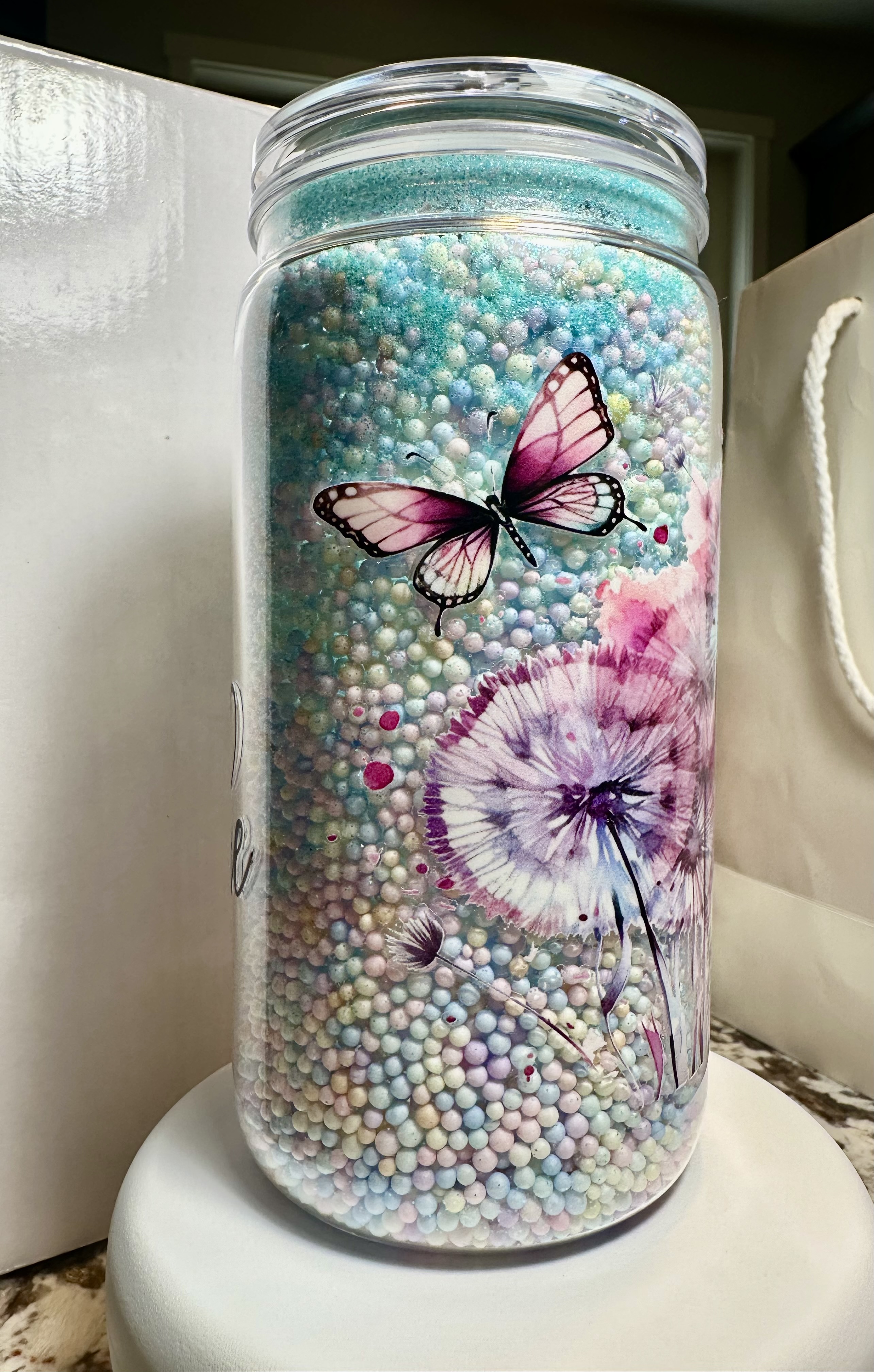 Vaso doble en imagen exclusiva   ( azuli)