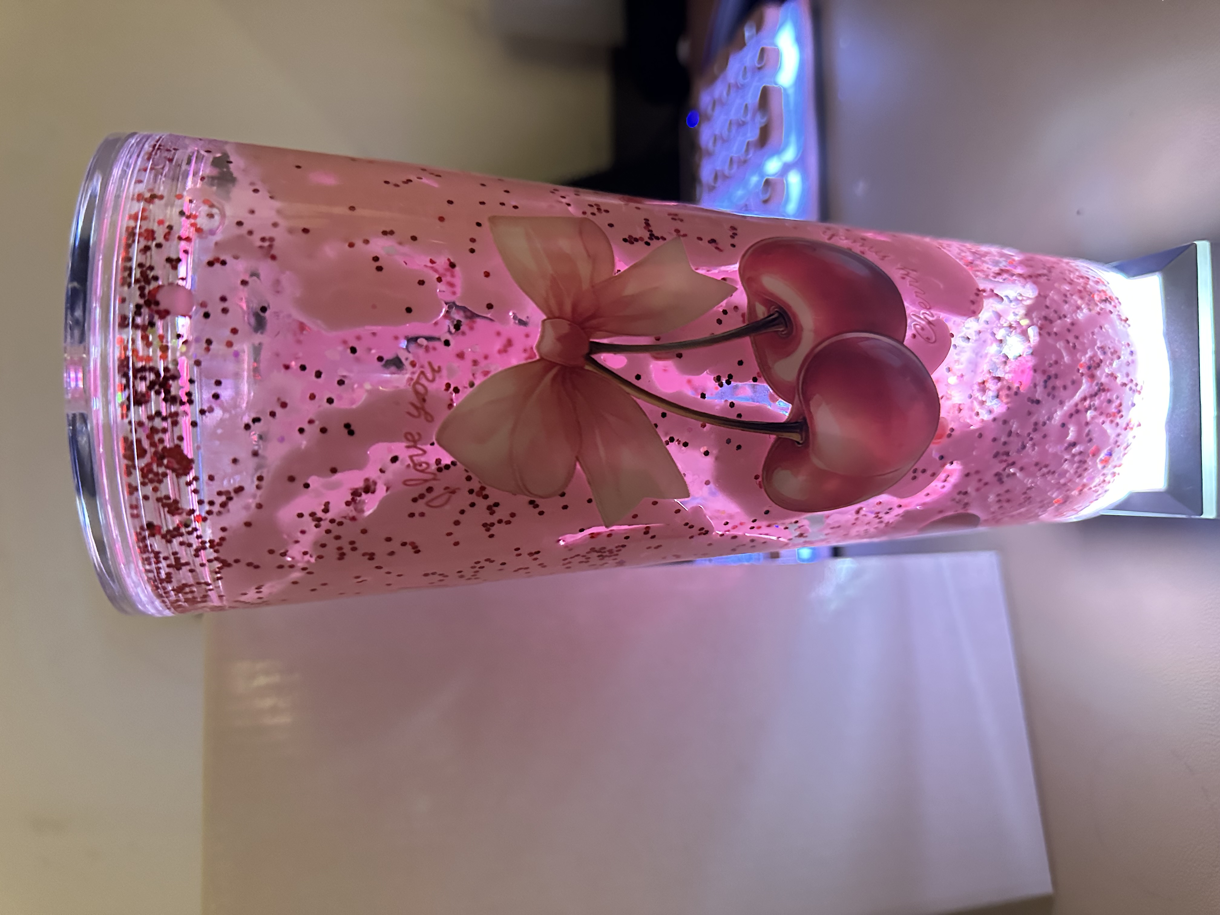 Vaso  decorativo cherry 