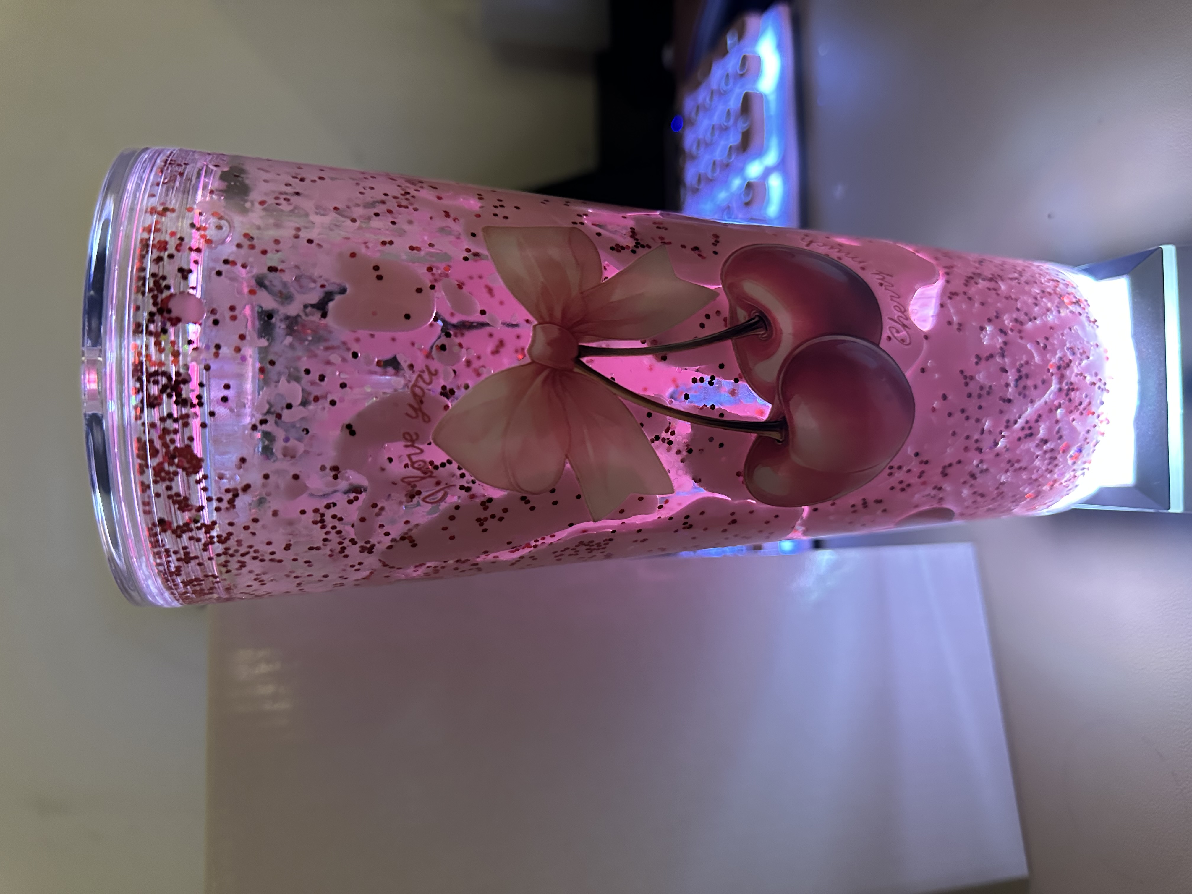 Vaso  decorativo cherry 