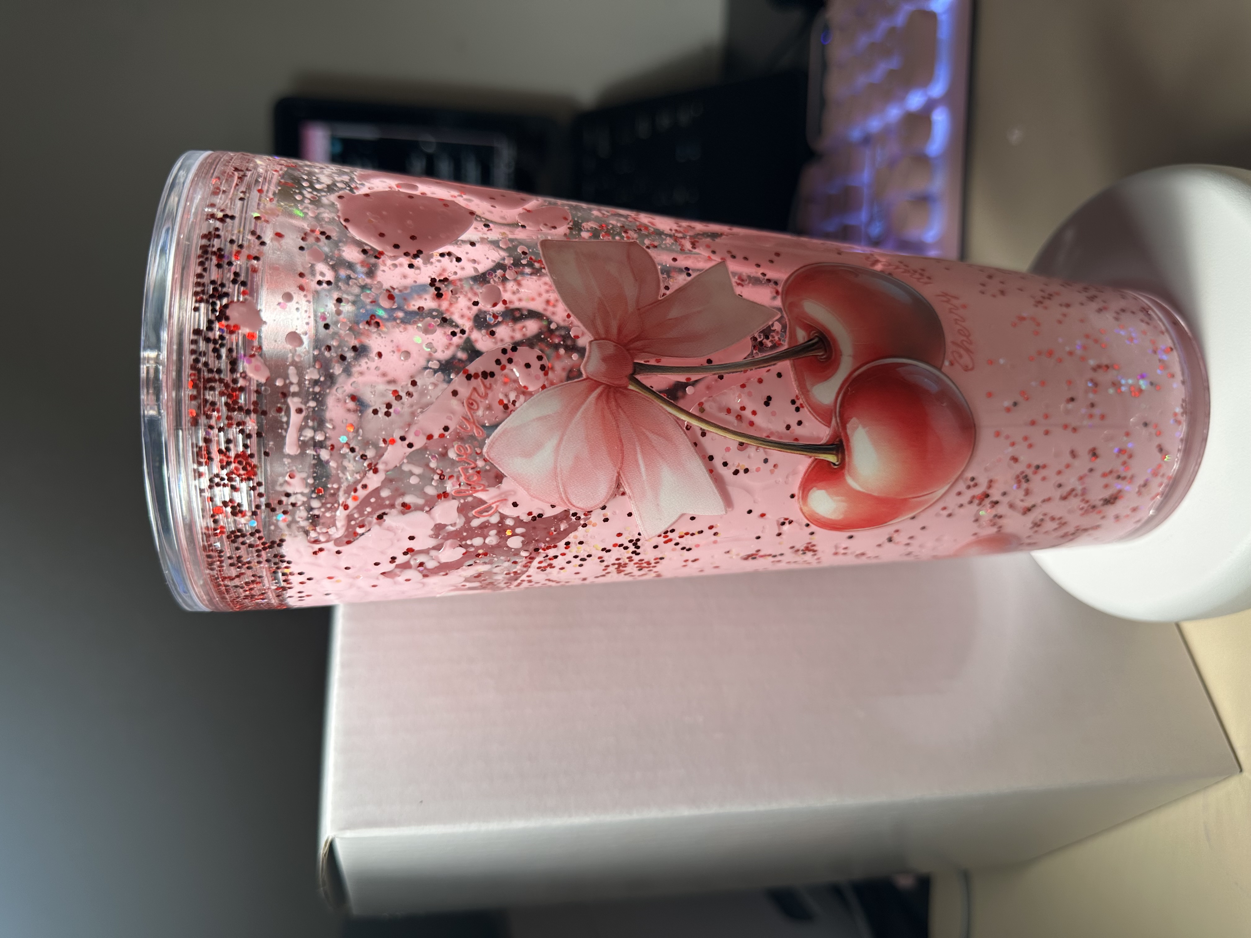 Vaso  decorativo cherry 