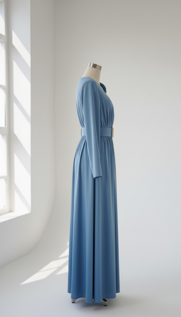 فستا مع وردة وحزام