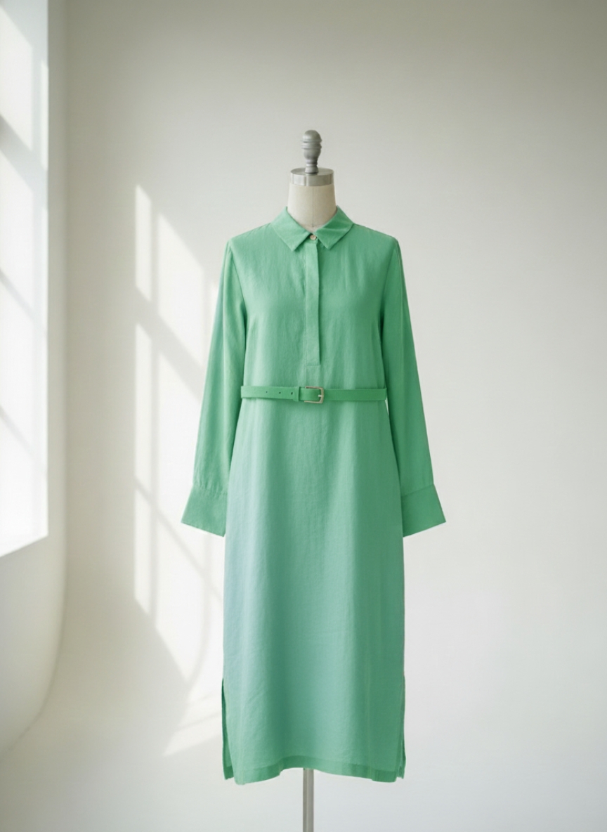 فستان بتصميم القميص