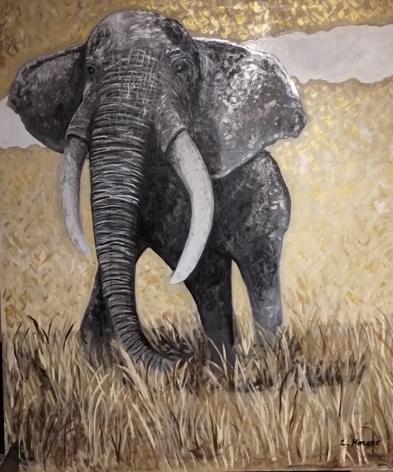 Majestic Elephant Painting