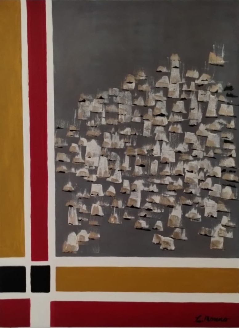 "The gift". Abstract Modern Art Painting