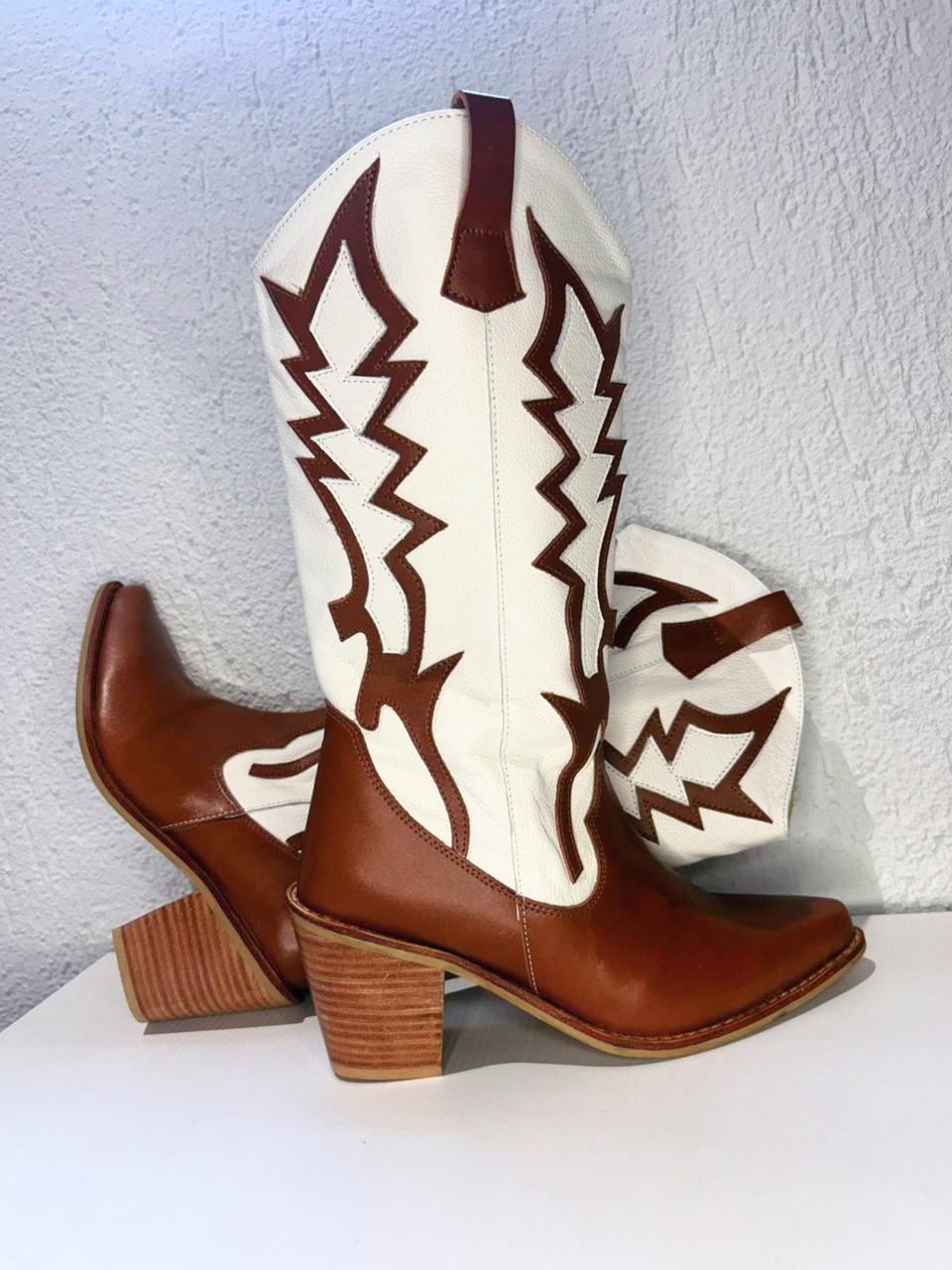 Botas vaqueras de cuero