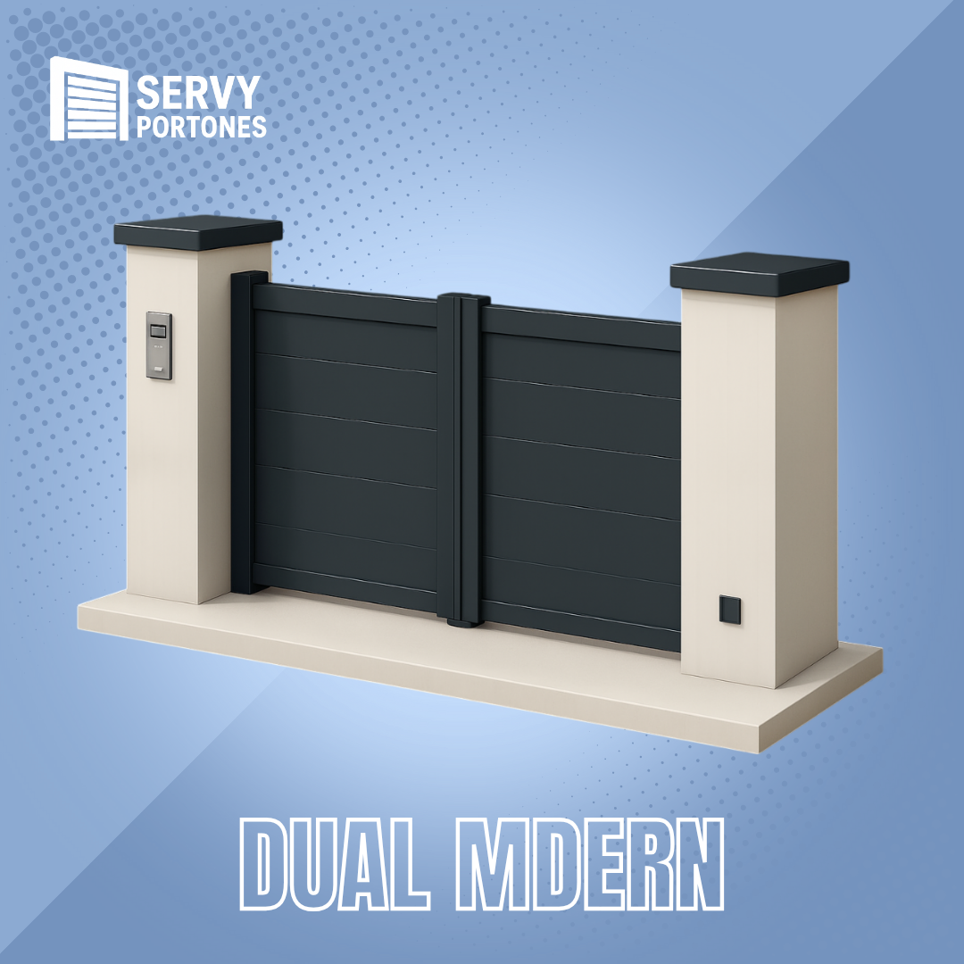 Portón Dual Moderno