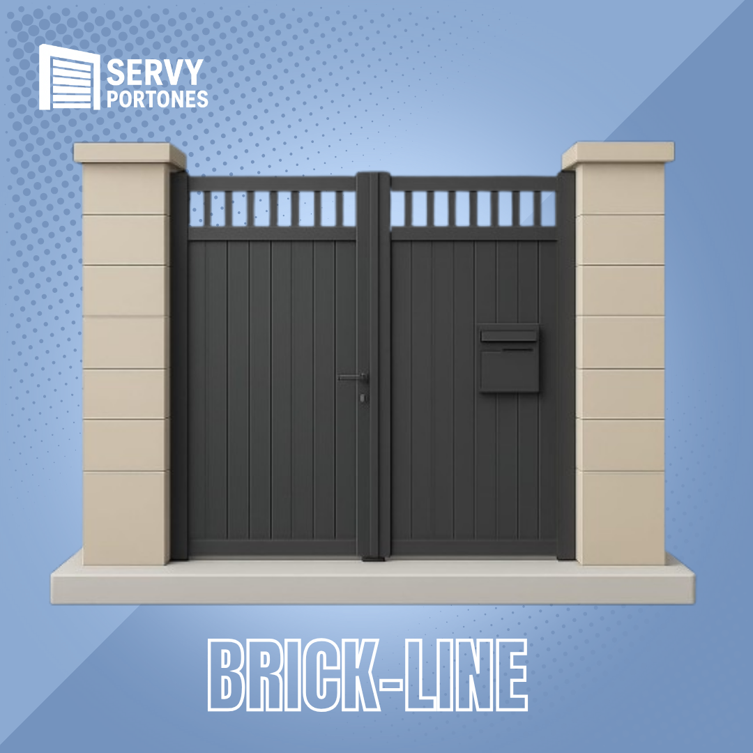 Portón Brick-Line