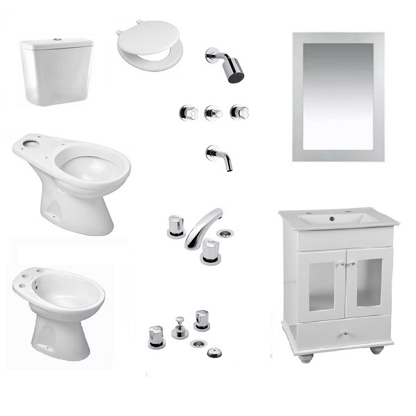 Complete Bathroom Sanitary Set - Bulk Bundle (10 unit)