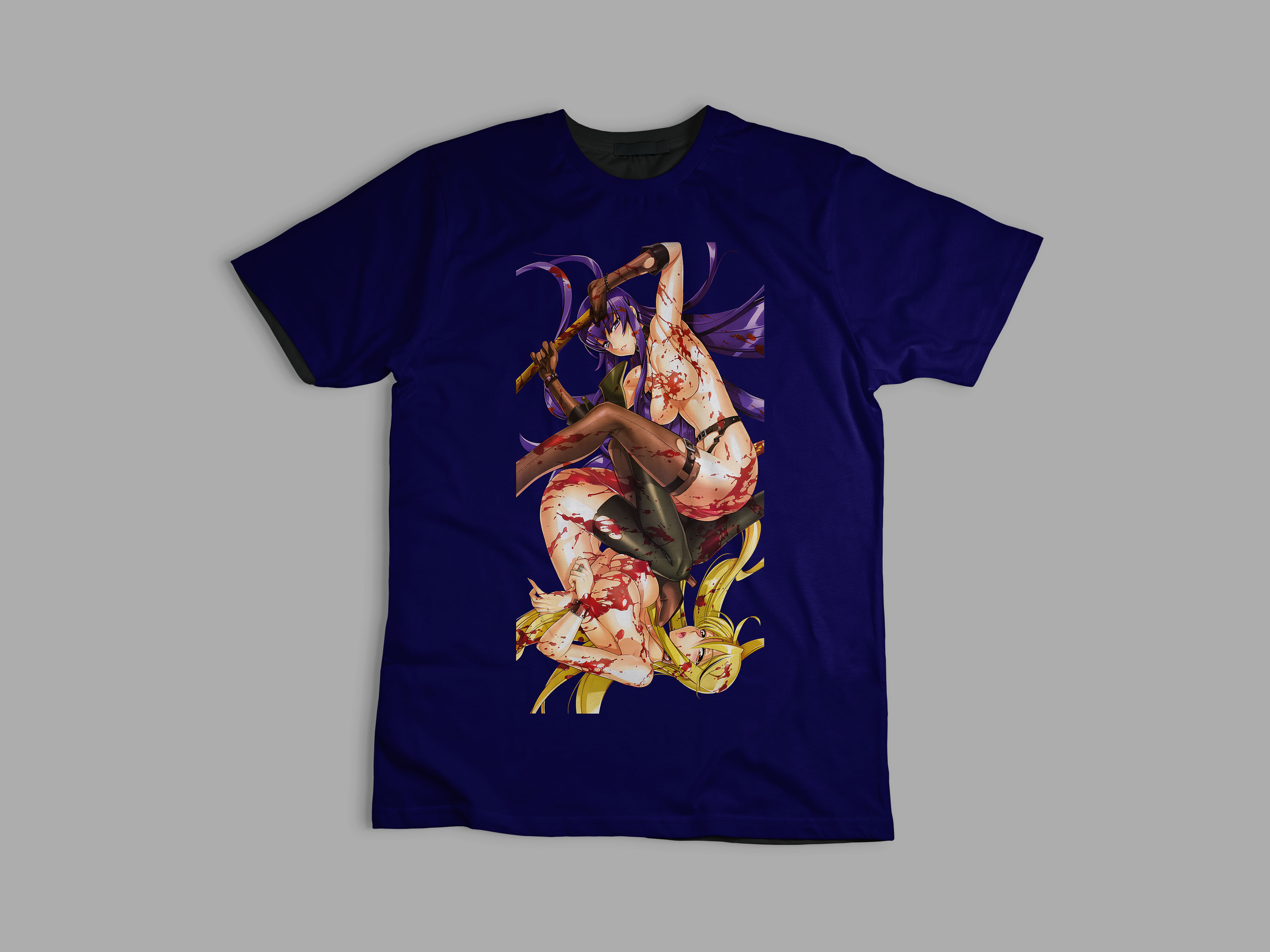 Playera Saeko y Shizuka Highschool of the Dead