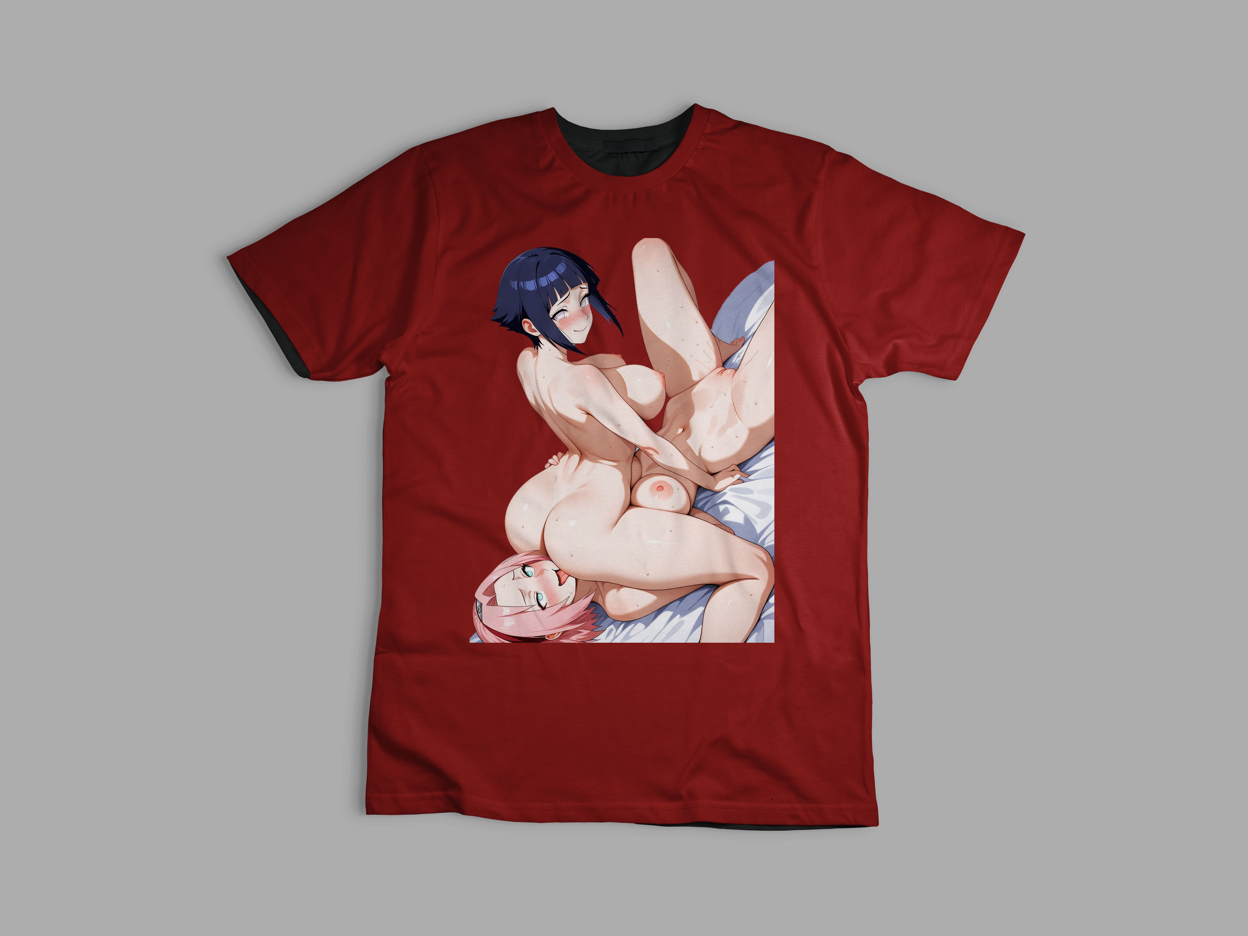 Playera Sakura y Hinata
