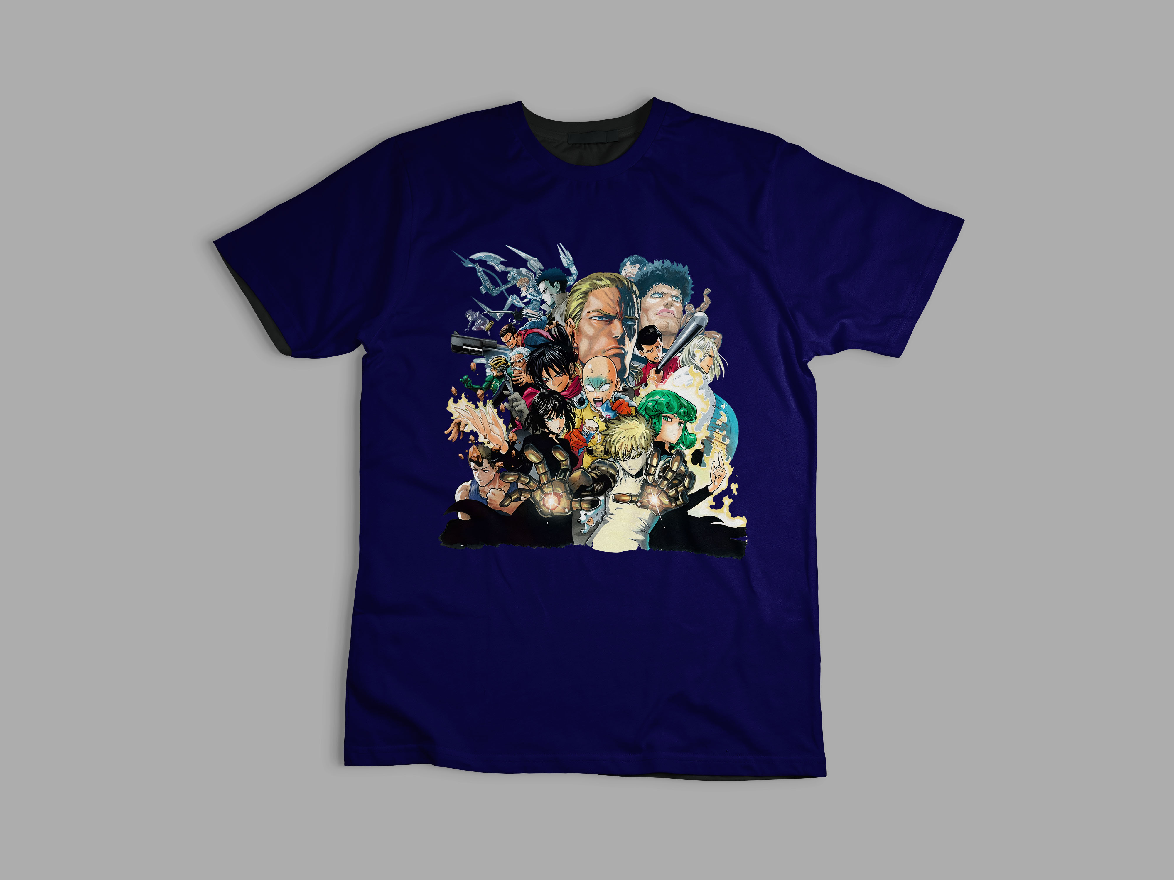 Playera One Punch Man Elenco