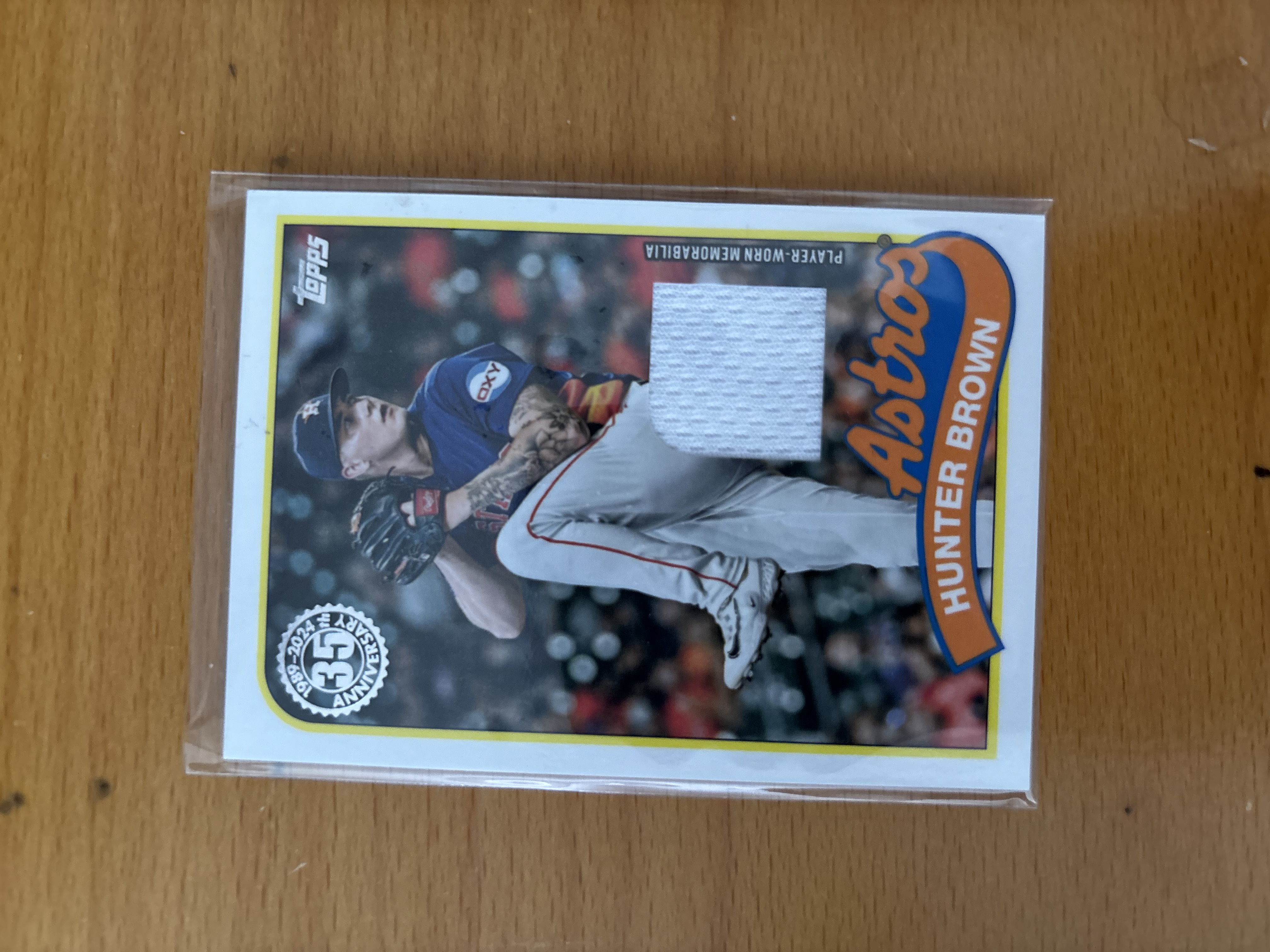 Hunter Brown Astros Baseball Card